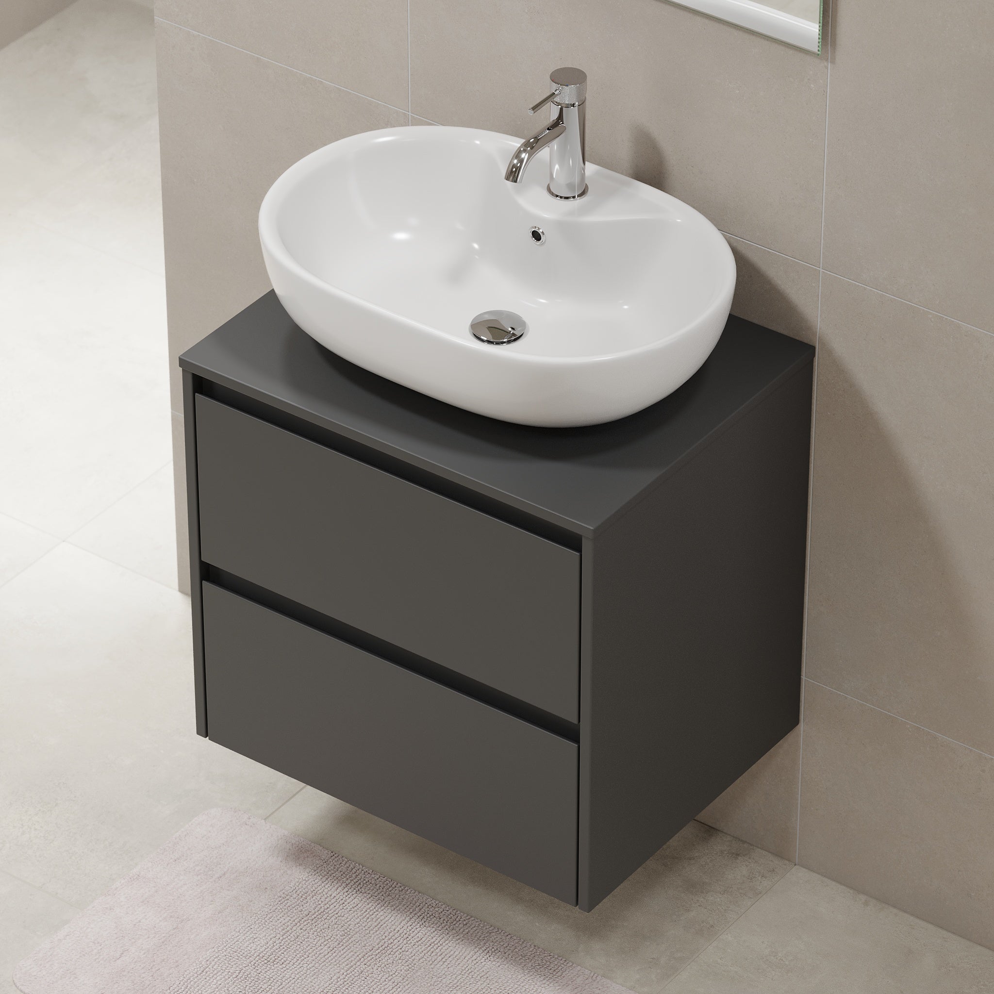 Svalbard, Furniture Set - Code, Grey Anthracite - 60 cm - MASTERSTORE - 8595677183627 - Furniture Set - Code - 83 - 060 - 10 - 43 - 40 - 8595677183627