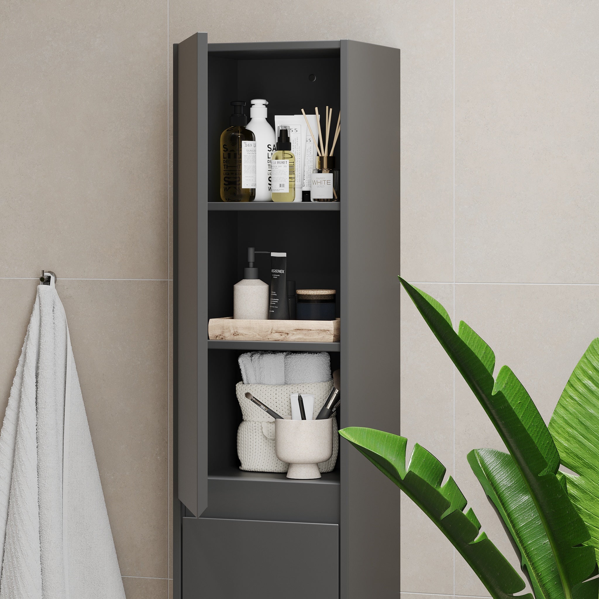 Svalbard, Furniture Set - Code, Grey Anthracite - 35 cm - MASTERSTORE - 8595677183696 - Furniture Set - Code - 83 - 035 - 10 - 43 - 40 - 8595677183696