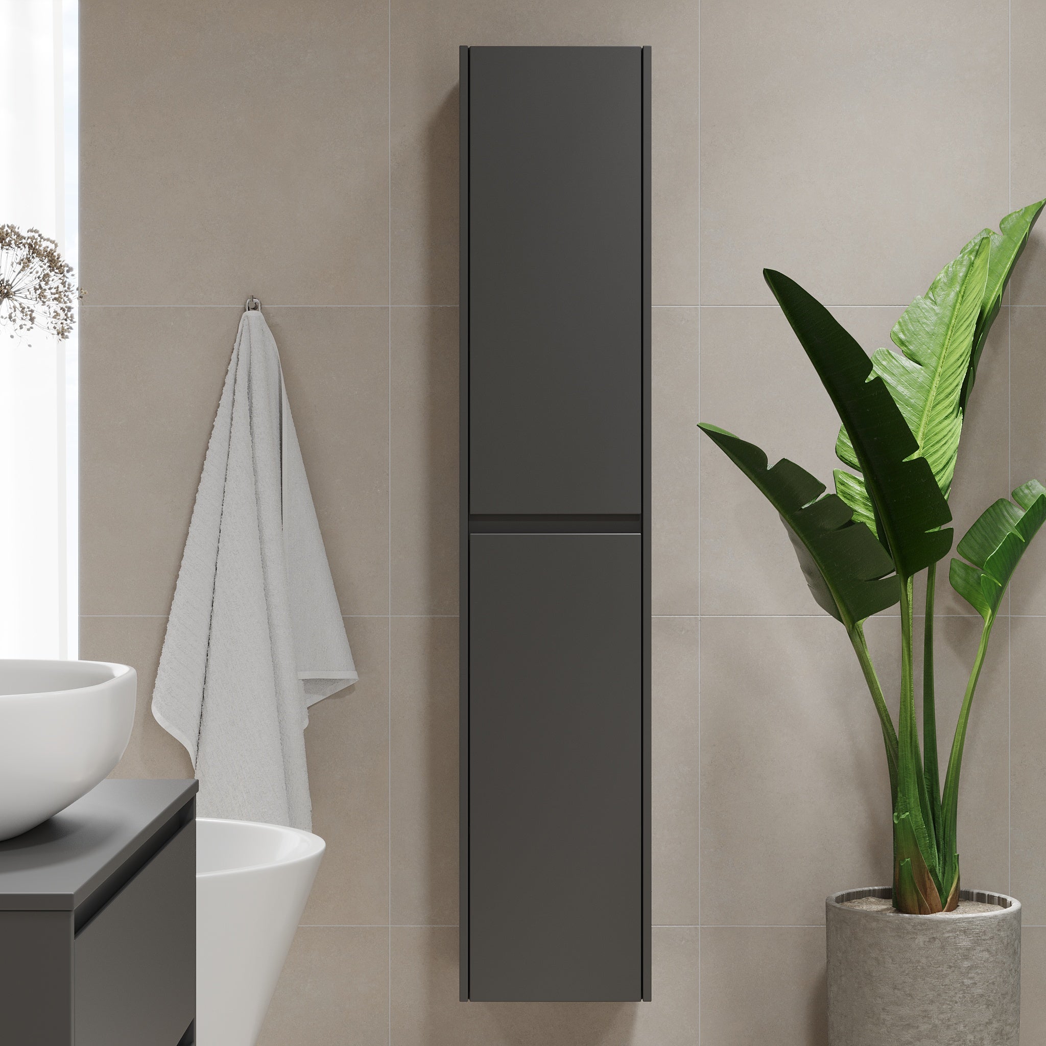 Svalbard, Furniture Set - Code, Grey Anthracite - 35 cm - MASTERSTORE - 8595677183696 - Furniture Set - Code - 83 - 035 - 10 - 43 - 40 - 8595677183696