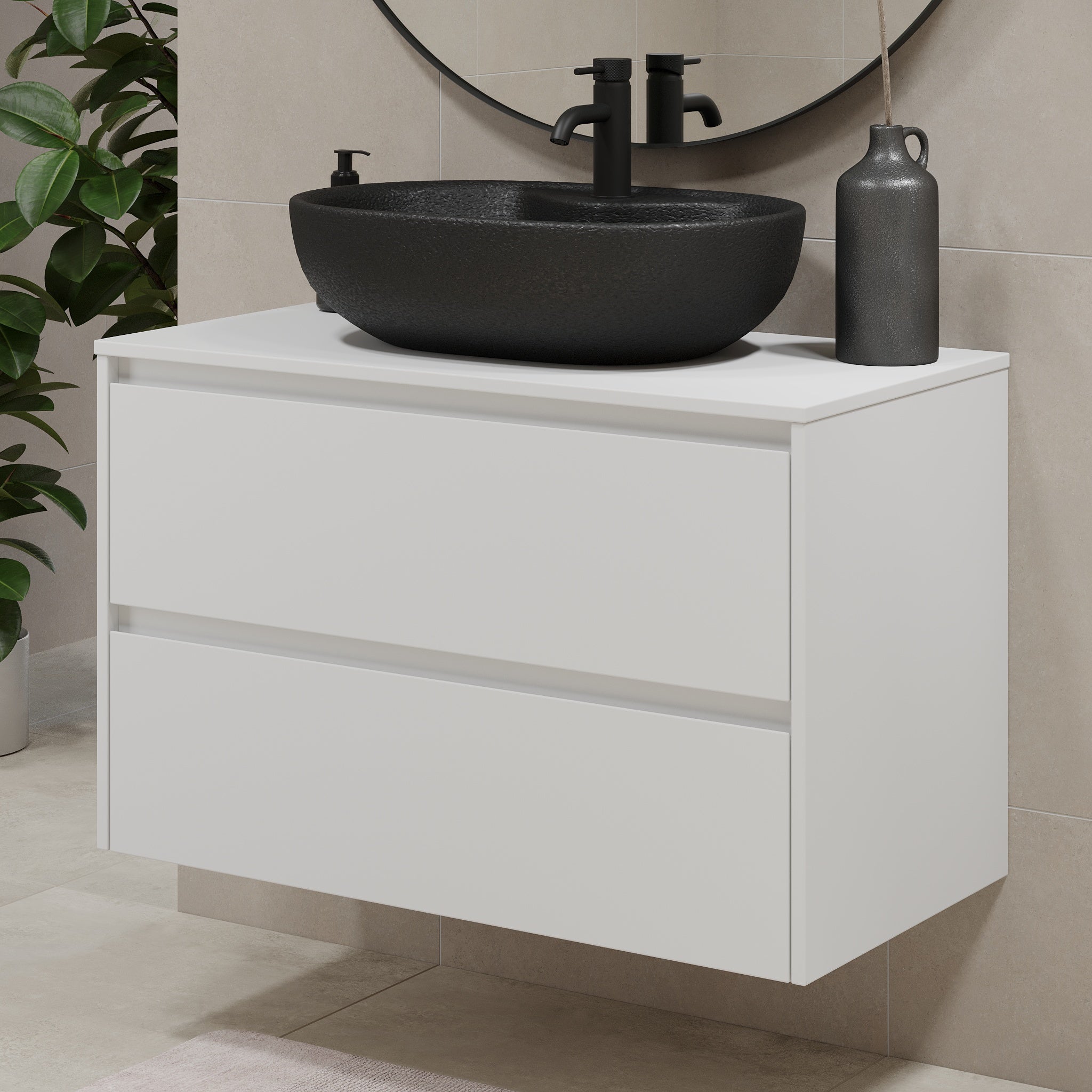 Seiland, Furniture Set - Code, White Mat - 60 cm - MASTERSTORE - 8595677183719 - Furniture Set - Code - 83 - 060 - 12 - 01 - 40 - 8595677183719