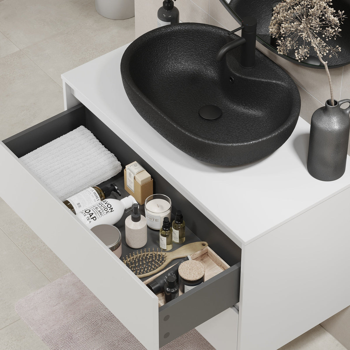 Seiland, Furniture Set - Code, White Mat - 60 cm - MASTERSTORE - 8595677183719 - Furniture Set - Code - 83 - 060 - 12 - 01 - 40 - 8595677183719
