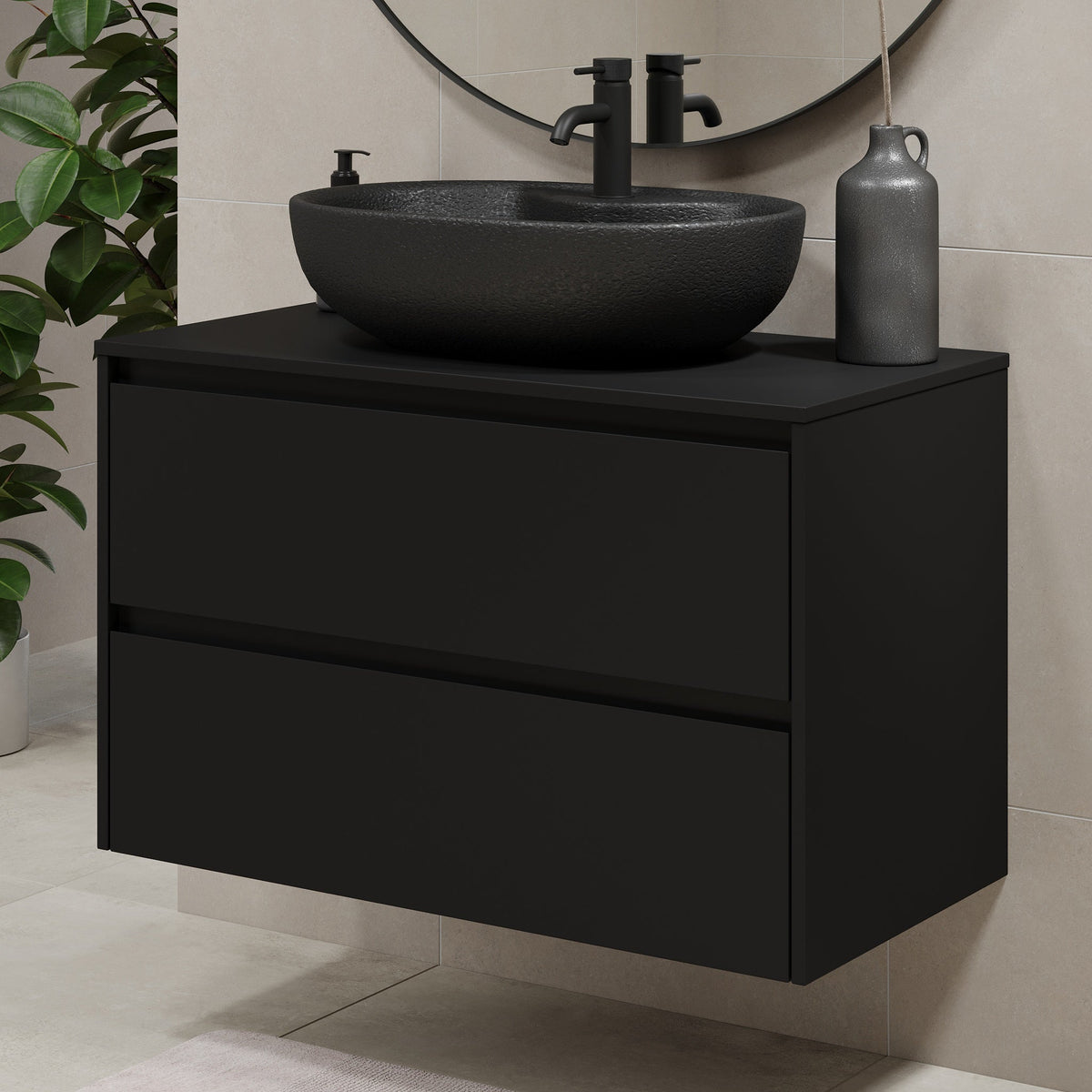 Seiland, Furniture Set - Code, Black Mat - 60 cm - MASTERSTORE - 8595677183733 - Furniture Set - Code - 83 - 060 - 12 - 02 - 40 - 8595677183733