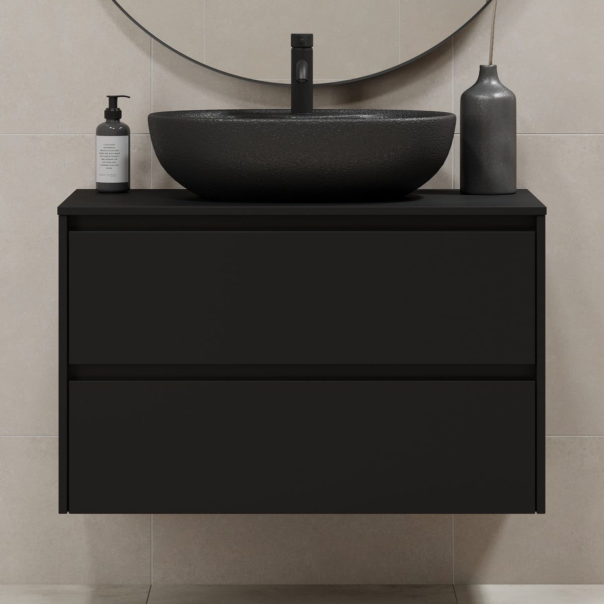 Seiland, Furniture Set - Code, Black Mat - 90 cm - MASTERSTORE - 8595677183740 - Furniture Set - Code - 83 - 090 - 12 - 02 - 40 - 8595677183740