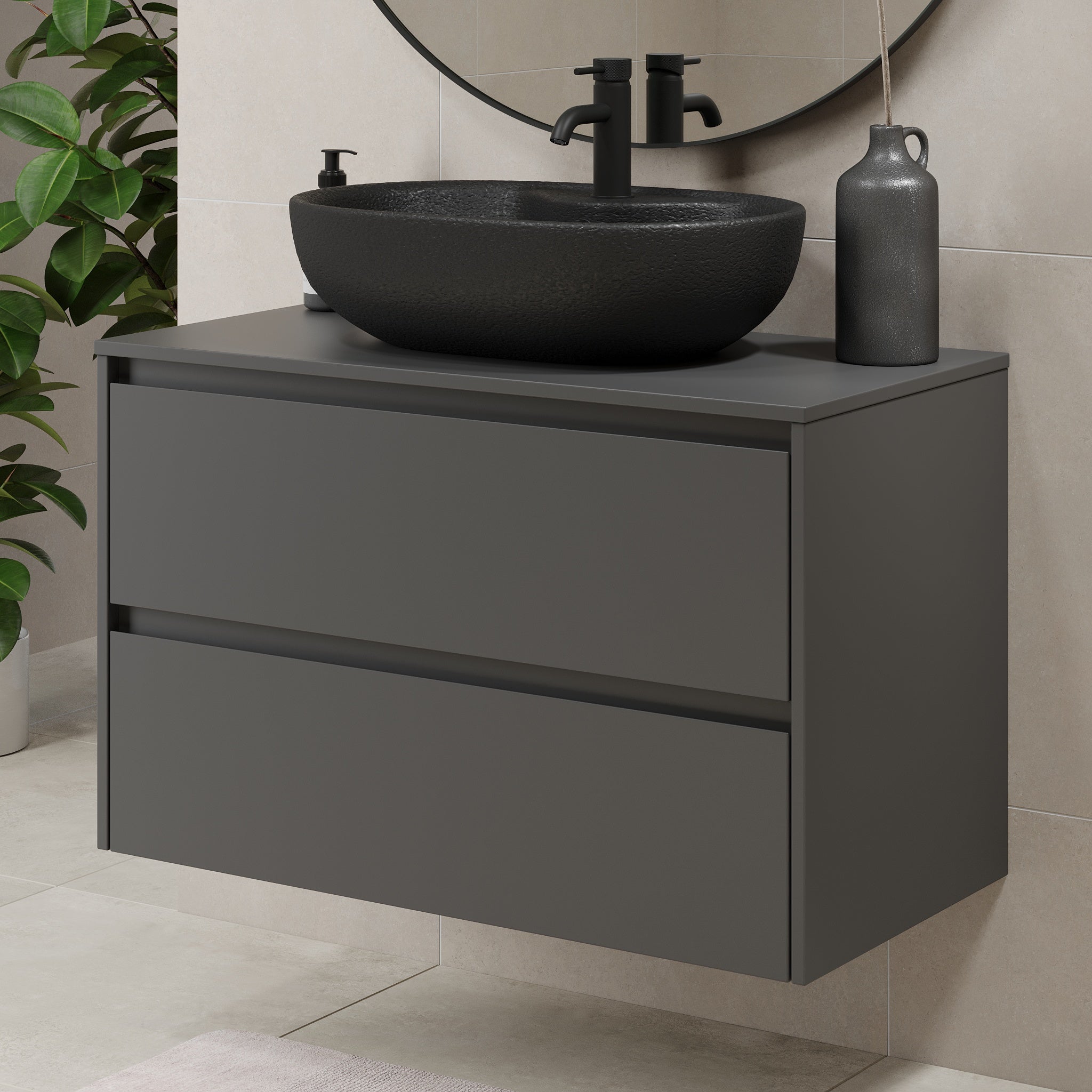 Seiland, Furniture Set - Code, Grey Anthracite - 60 cm - MASTERSTORE - 8595677183771 - Furniture Set - Code - 83 - 060 - 12 - 43 - 40 - 8595677183771