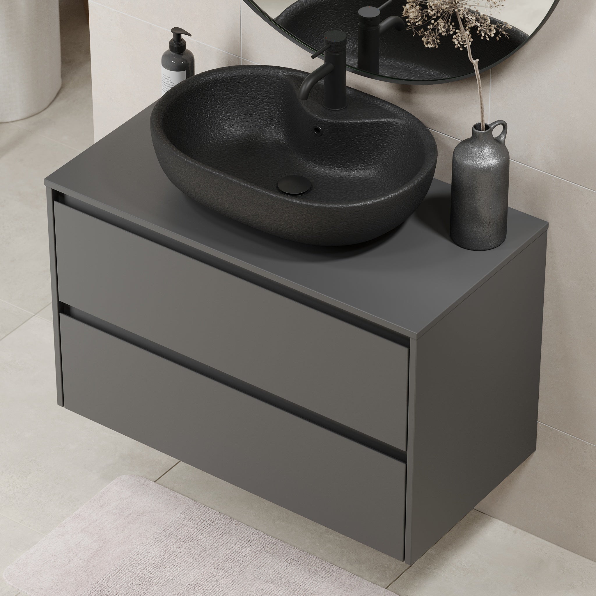 Seiland, Furniture Set - Code, Grey Anthracite - 60 cm - MASTERSTORE - 8595677183771 - Furniture Set - Code - 83 - 060 - 12 - 43 - 40 - 8595677183771