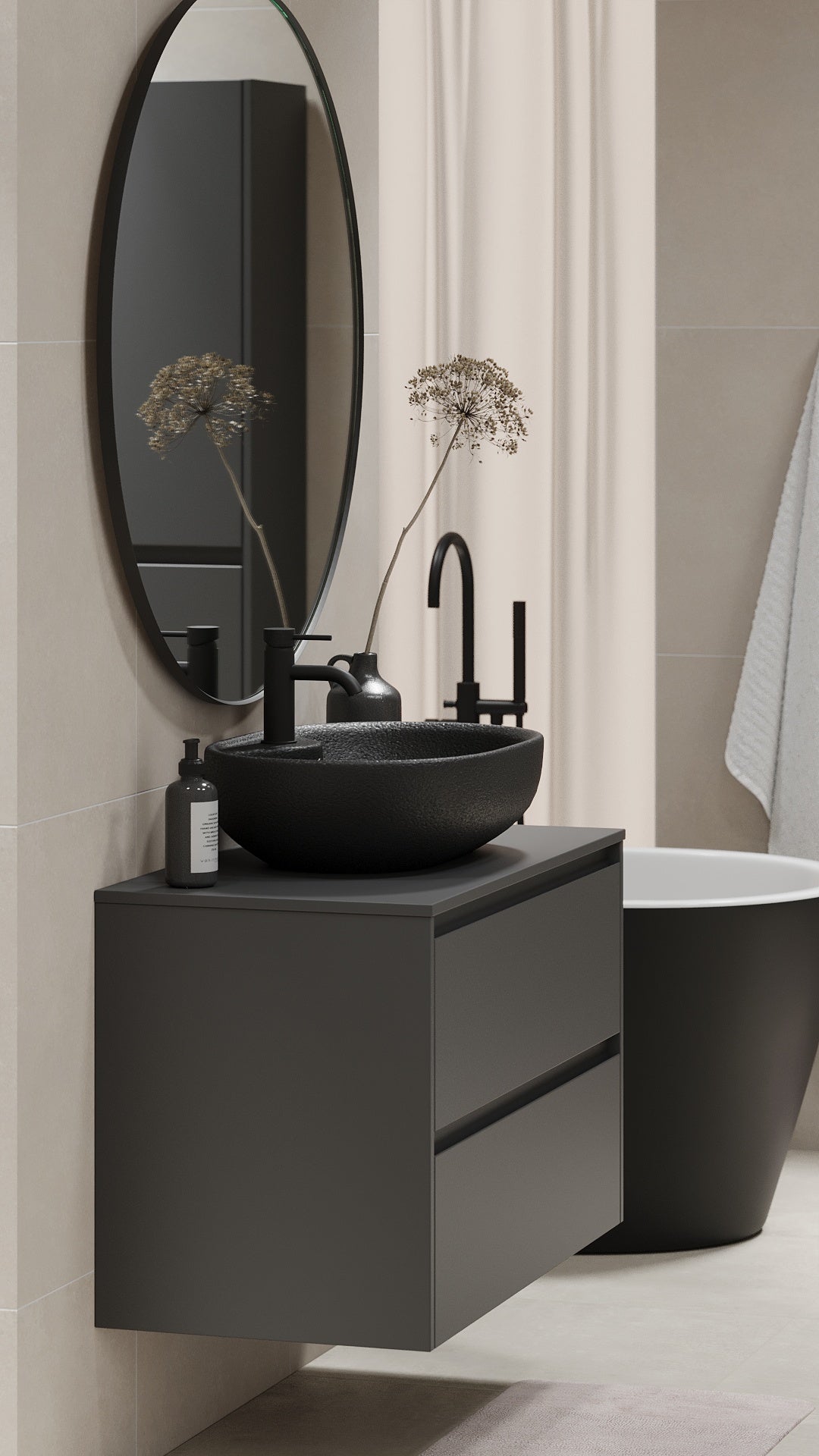 Seiland, Furniture Set - Code, Grey Anthracite - 60 cm - MASTERSTORE - 8595677183771 - Furniture Set - Code - 83 - 060 - 12 - 43 - 40 - 8595677183771
