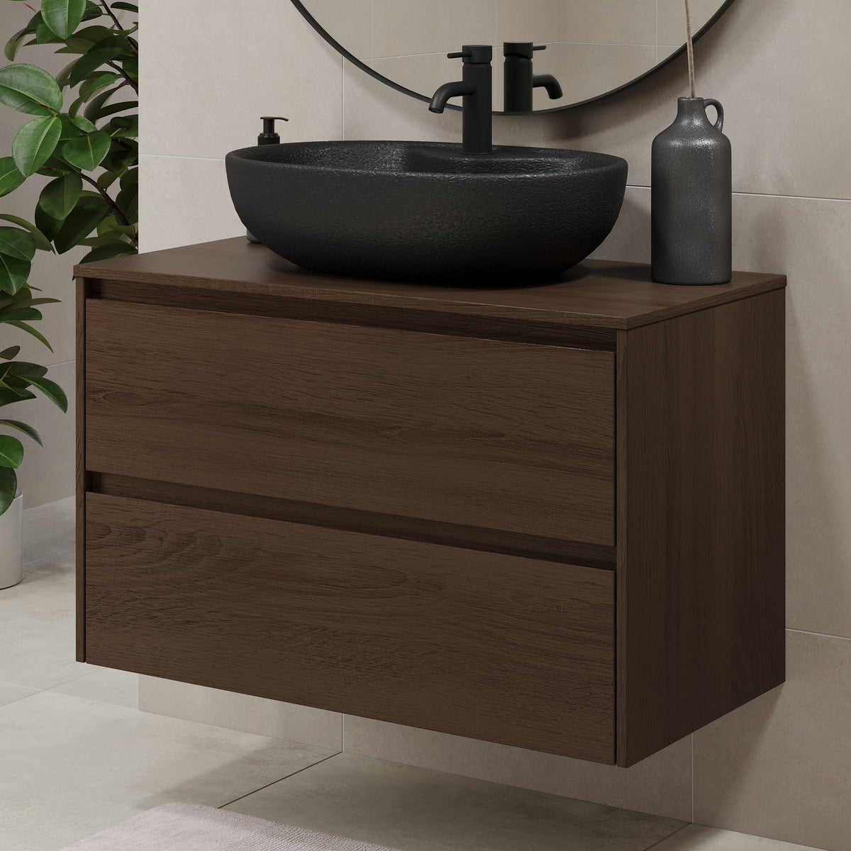 Seiland, Furniture Set - Code, Walnut - 60 cm - MASTERSTORE - 8595677183795 - Furniture Set - Code - 83 - 060 - 12 - 84 - 40 - 8595677183795