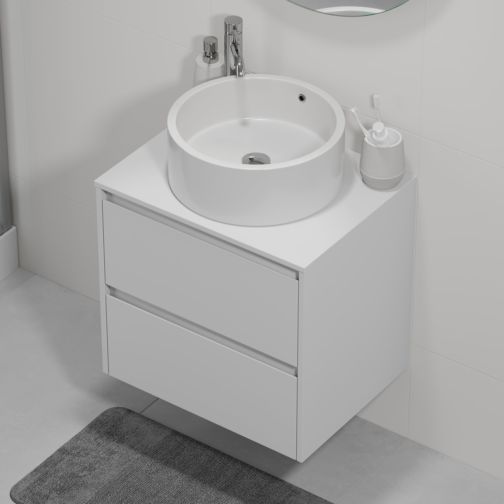 Lofoten, Furniture Set - Code, White Mat - 60 cm - MASTERSTORE - 8595677183863 - Furniture Set - Code - 83 - 060 - 42 - 01 - 40 - 8595677183863