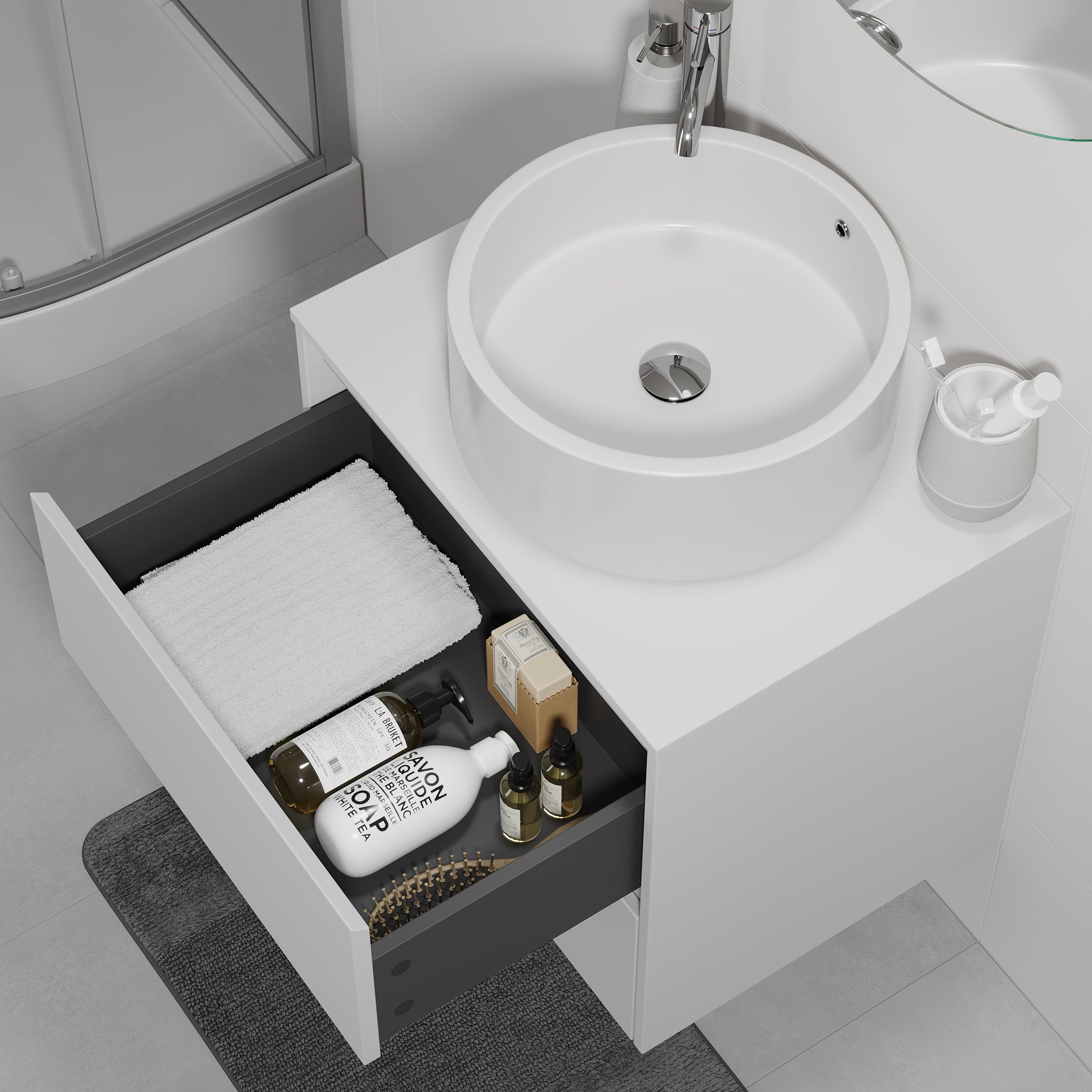Lofoten, Furniture Set - Code, White Mat - 90 cm - MASTERSTORE - 8595677183870 - Furniture Set - Code - 83 - 090 - 42 - 01 - 40 - 8595677183870