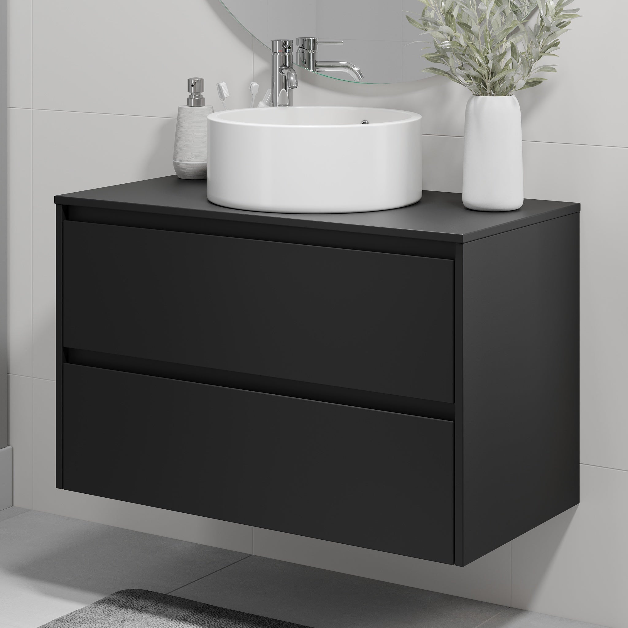 Lofoten, Furniture Set - Code, Black Mat - 60 cm - MASTERSTORE - 8595677183887 - Furniture Set - Code - 83 - 060 - 42 - 02 - 40 - 8595677183887