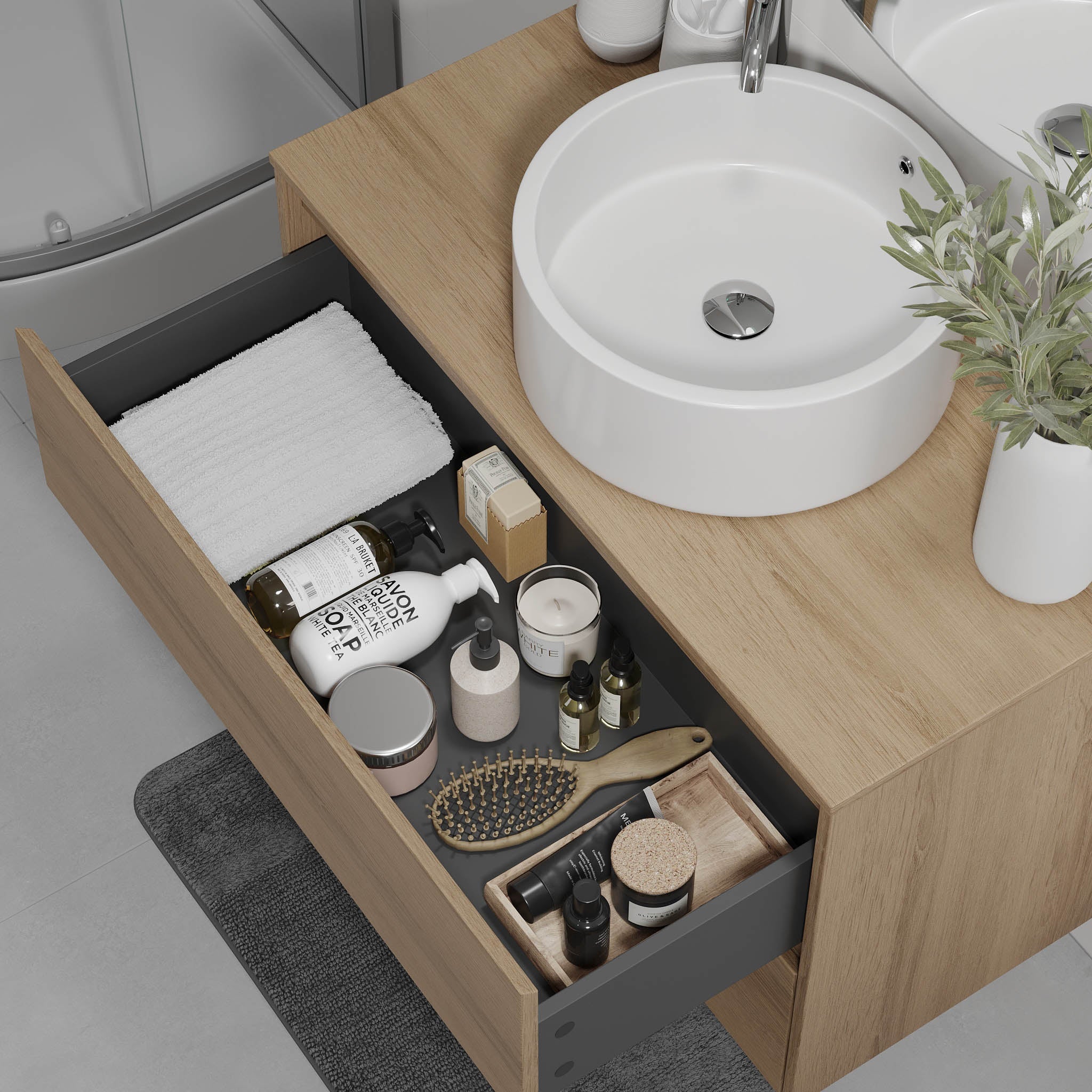 Lofoten, Furniture Set - Code, Oak - 60 cm - MASTERSTORE - 8595677183900 - Furniture Set - Code - 83 - 060 - 42 - 86 - 40 - 8595677183900