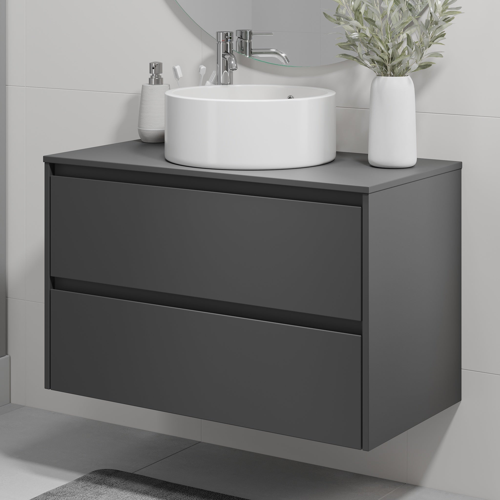 Lofoten, Furniture Set - Code, Grey Anthracite - 60 cm - MASTERSTORE - 8595677183924 - Furniture Set - Code - 83 - 060 - 42 - 43 - 40 - 8595677183924