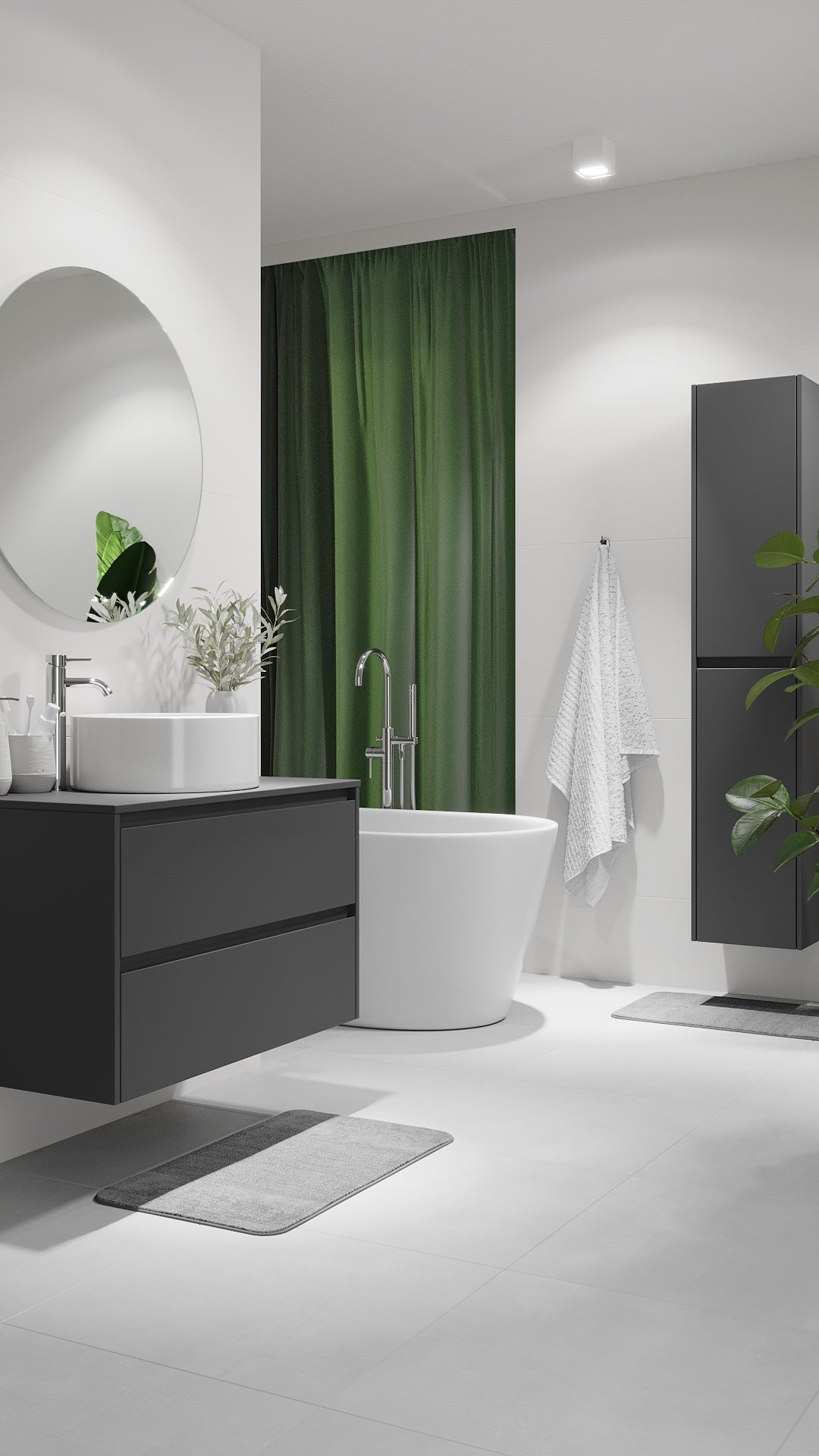 Lofoten, Furniture Set - Code, Grey Anthracite - 60 cm - MASTERSTORE - 8595677183924 - Furniture Set - Code - 83 - 060 - 42 - 43 - 40 - 8595677183924