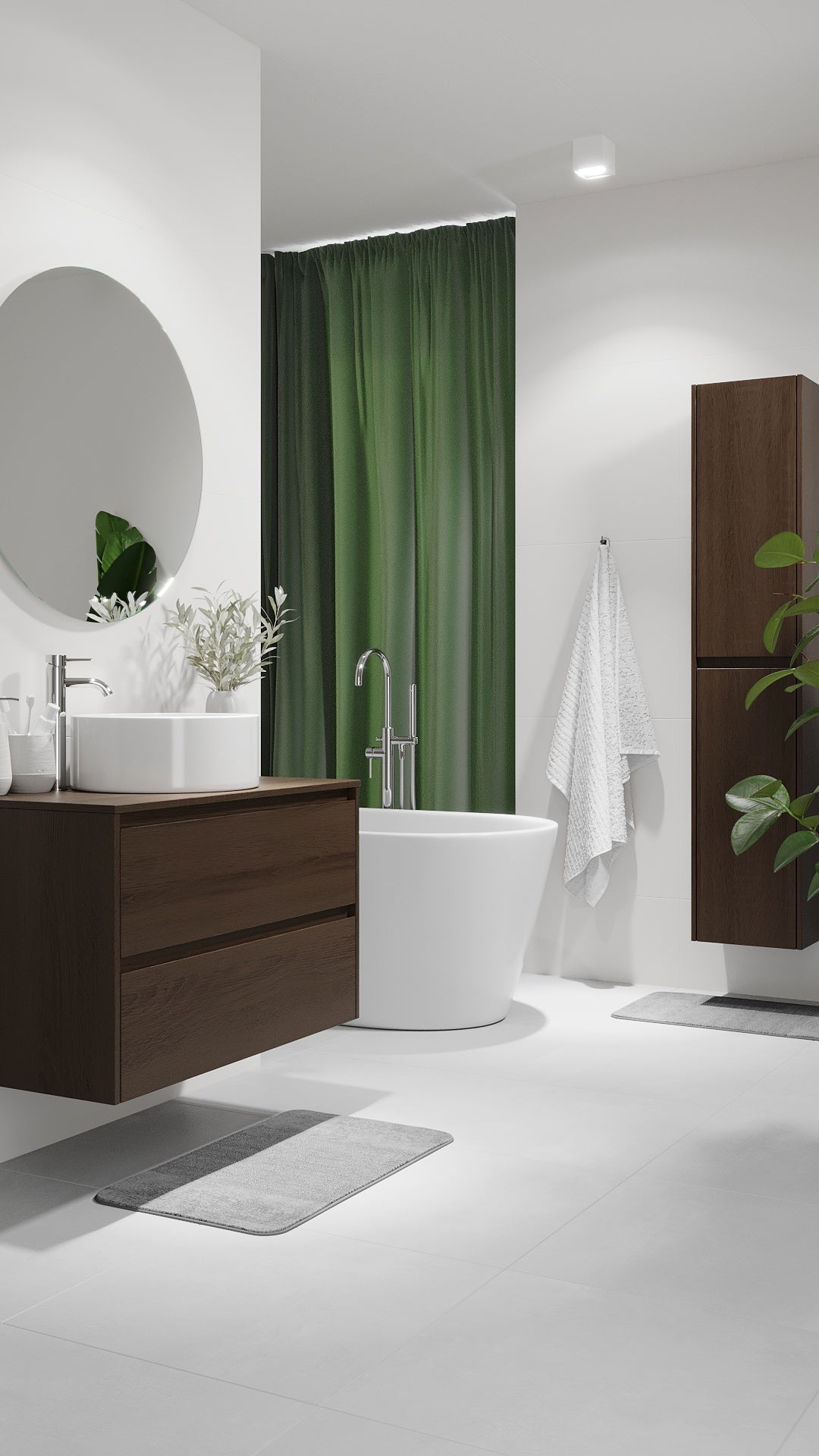 Lofoten, Furniture Set - Code, Walnut - 60 cm - MASTERSTORE - 8595677183948 - Furniture Set - Code - 83 - 060 - 42 - 84 - 40 - 8595677183948