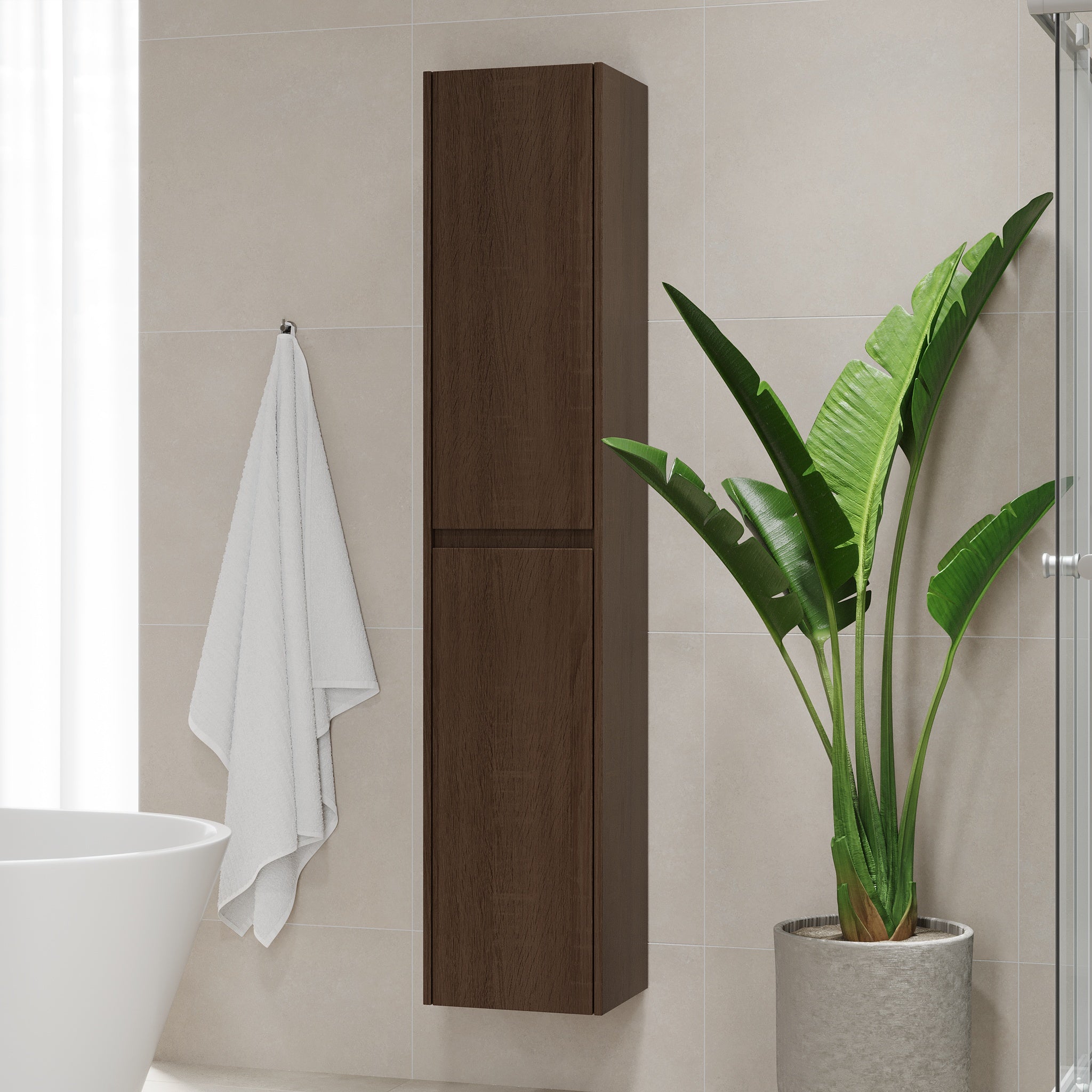 Lofoten, Furniture Set - High Cabinet, White Mat - 35 cm - MASTERSTORE - 8595677183962 - Furniture Set - Code - 83-035-42-01-40 - 8595677183962