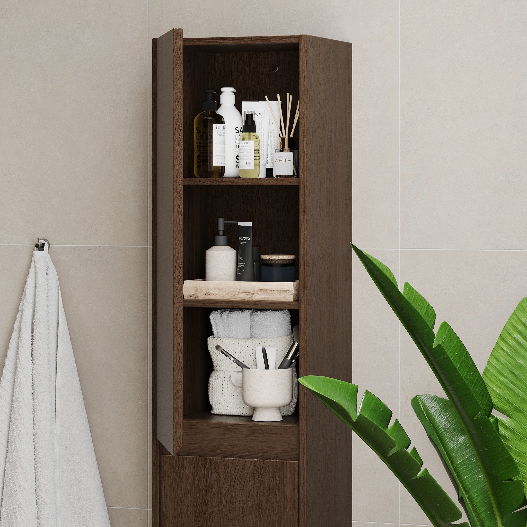 Lofoten, Furniture Set - Code, Walnut - 35 cm - MASTERSTORE - 8595677184006 - Furniture Set - Code - 83 - 035 - 42 - 84 - 40 - 8595677184006