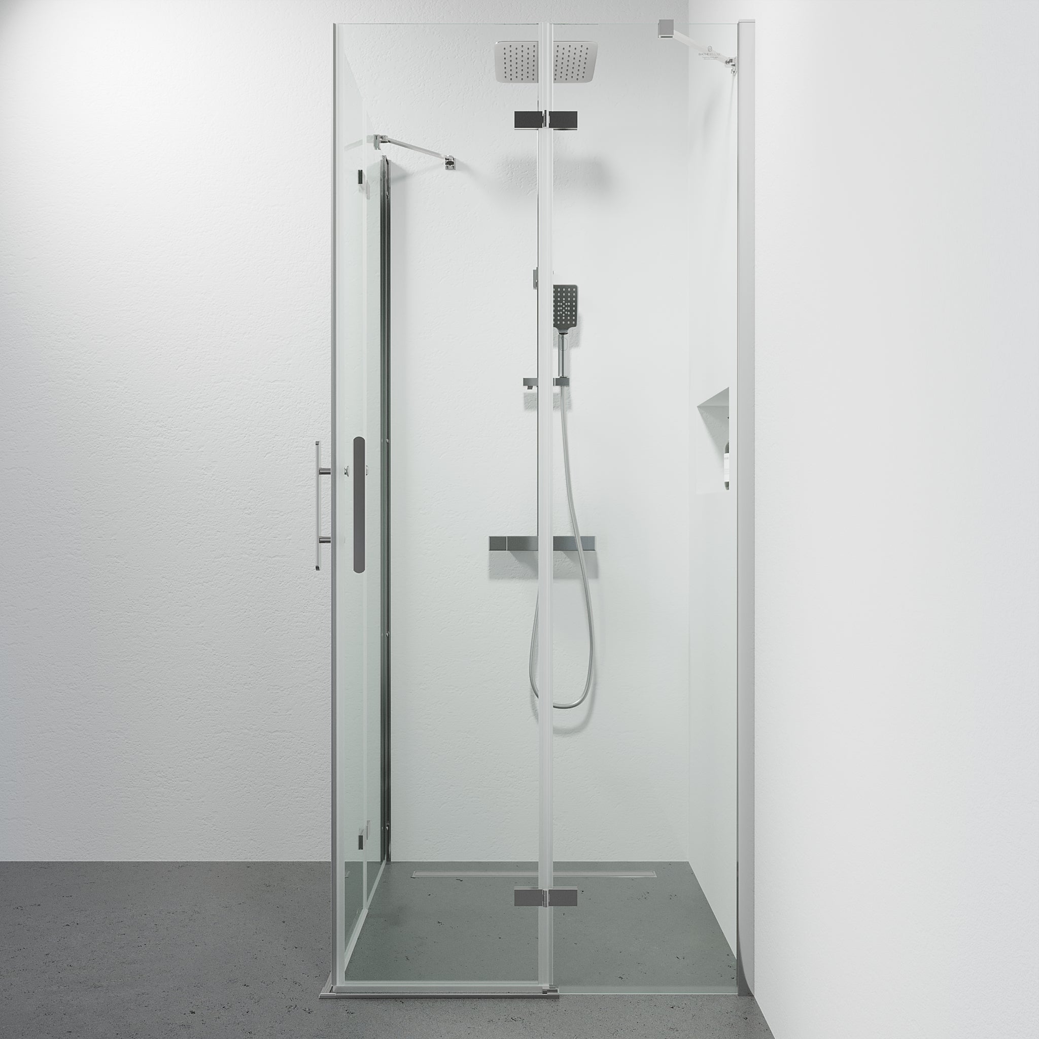 Duschhörna fyrkantig 80x80x200 cm - 5 mm klart nanoglas - kromprofil - Rämen - Duschhörn - Rämen, Shower Enclosure, Chrome - 80 cm - MASTERSTORE - 8595677184051 - Shower Enclosure - 42 - 080 - 01 - 60 - 02 - 8595677184051 -