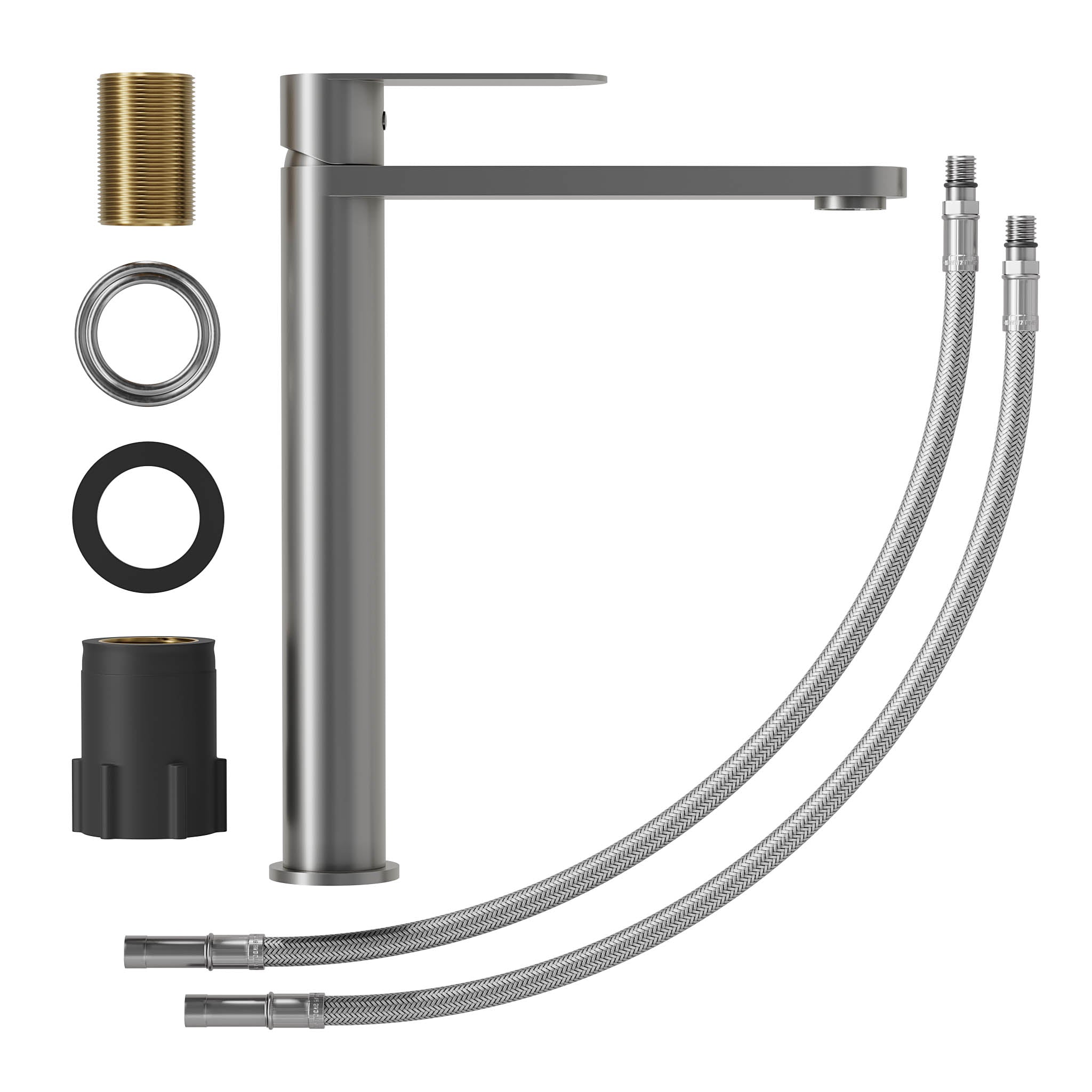 Tårnby, Mixer - Wash Basin, Grey Gun - 3,5 cm - MASTERSTORE - 8595677184563 - Mixer - Wash Basin - 28 - 027 - 02 - 73 - 02 - 8595677184563