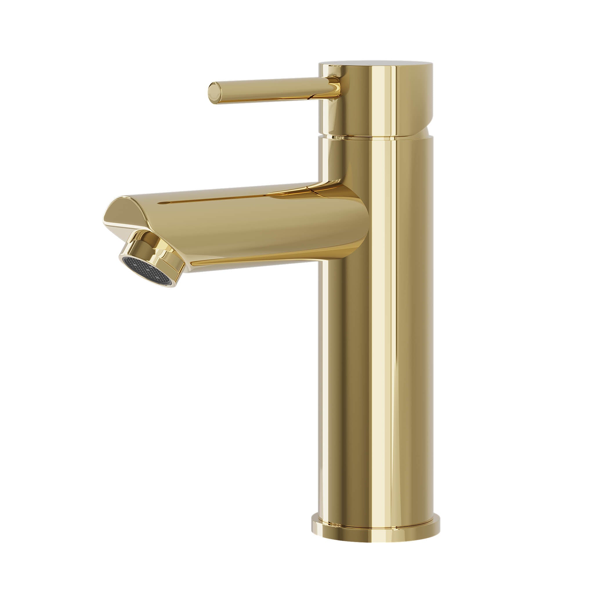 Tvättställsblandare rund 17,8 cm - blank mässing - Ringsted - Tvättställsblandare - Ringsted, Mixer - Wash Basin, Brass Shiny - 4,5 cm - MASTERSTORE - 8595677184693 - Mixer - Wash Basin - 28 - 017 - 03 - 64 - 02 - 8595677184693 -