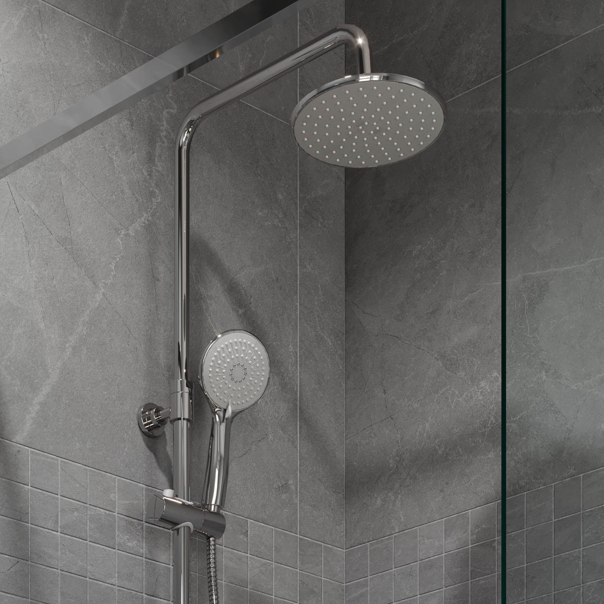 Holly, Shower Tube Set, Chrome - MASTERSTORE - 8595677189483 - Shower Tube Set - 31-150-17-60-02 - 8595677189483