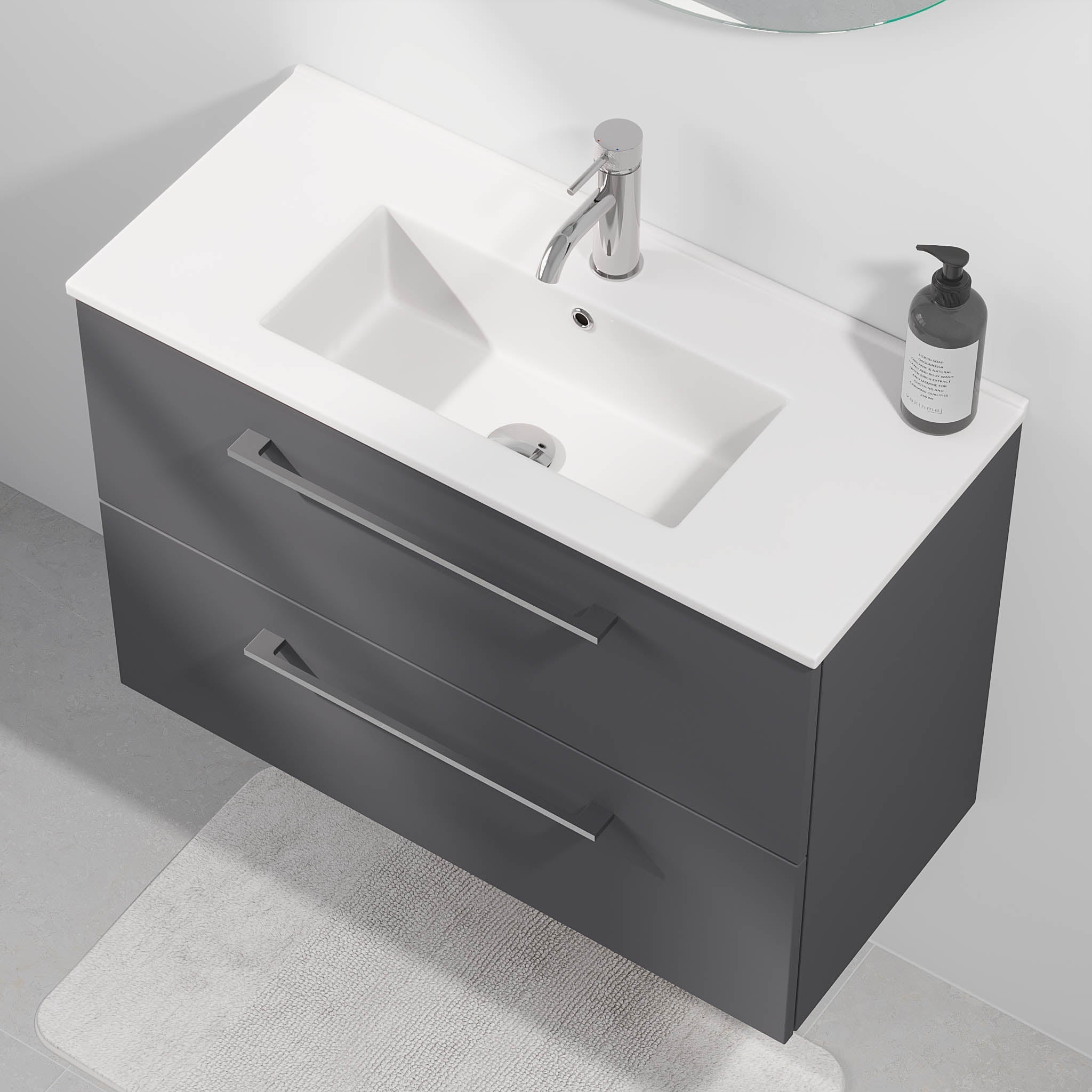 Magnor, Furniture Set - Code, Grey Anthracite - 50 cm - MASTERSTORE - 8595677189865 - Furniture Set - Code - 75 - 050 - 70 - 43 - 41 - 8595677189865