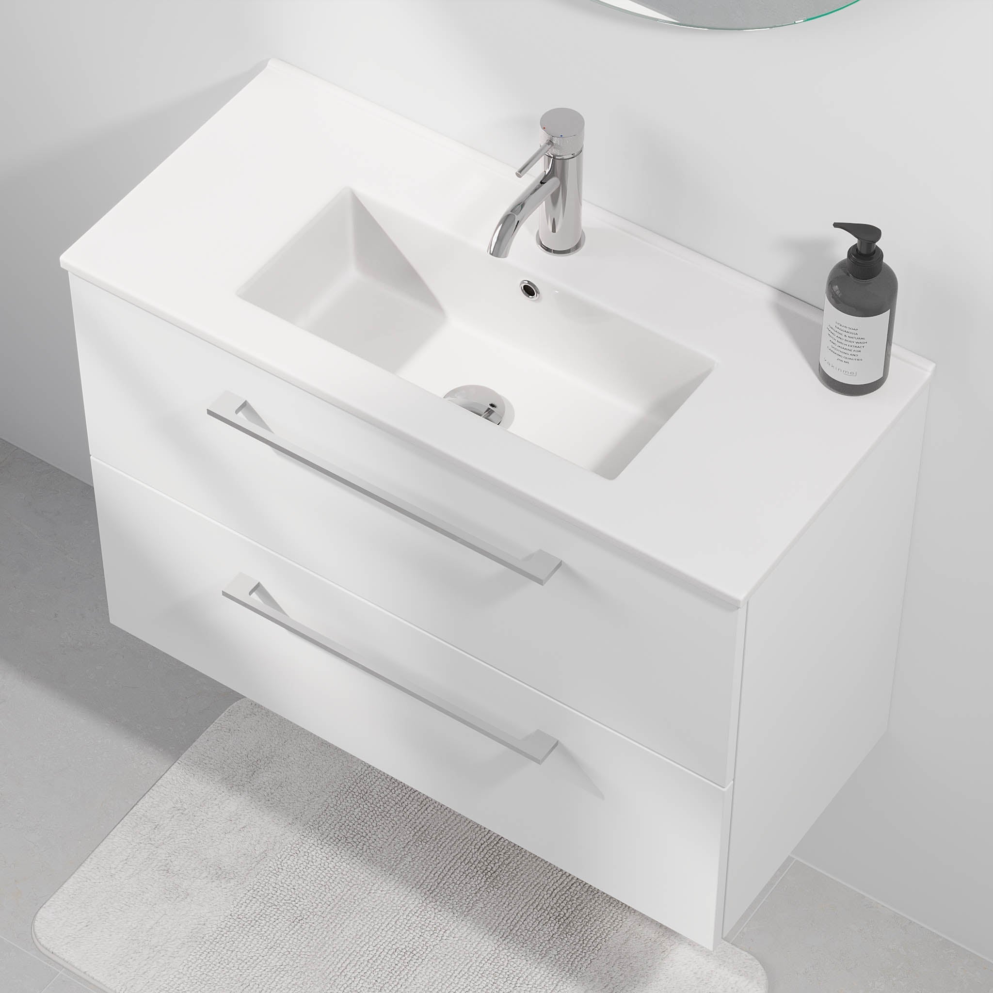 Magnor, Furniture Set - Code, White Mat - 80 cm - MASTERSTORE - 8595677189995 - Furniture Set - Code - 75 - 080 - 70 - 01 - 40 - 8595677189995