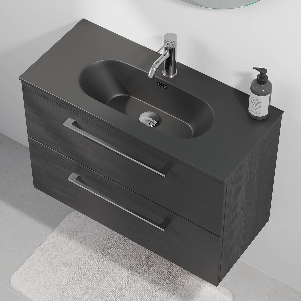 Horten, Furniture Set - Code, Black Wood - 60 cm - MASTERSTORE - 8595677190229 - Furniture Set - Code - 75 - 060 - 73 - 22 - 40 - 8595677190229