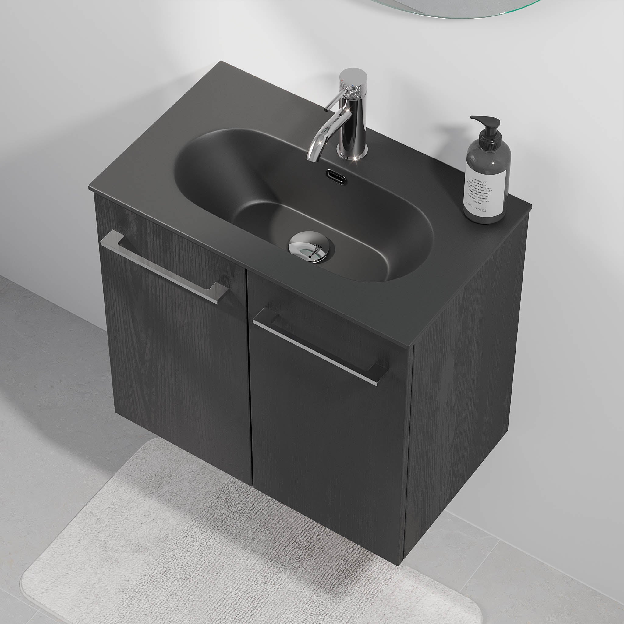Horten, Furniture Set - Code, Black Wood - 60 cm - MASTERSTORE - 8595677190236 - Furniture Set - Code - 75 - 060 - 73 - 22 - 41 - 8595677190236