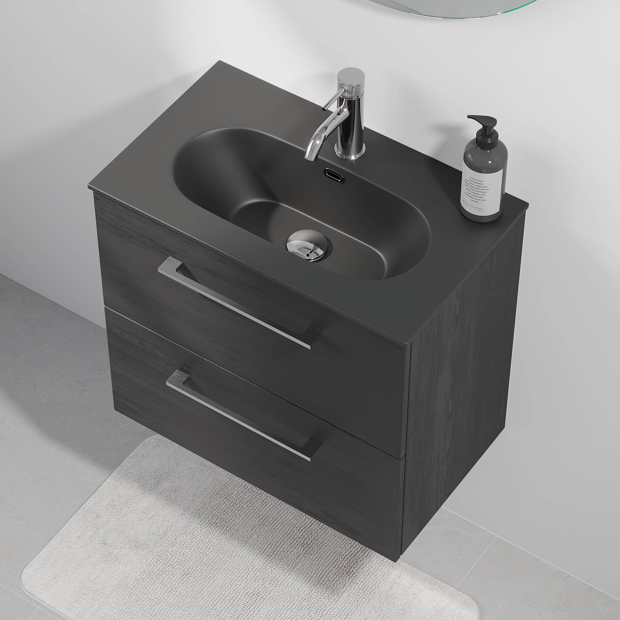Horten, Furniture Set - Code, Black Wood - 60 cm - MASTERSTORE - 8595677190236 - Furniture Set - Code - 75 - 060 - 73 - 22 - 41 - 8595677190236