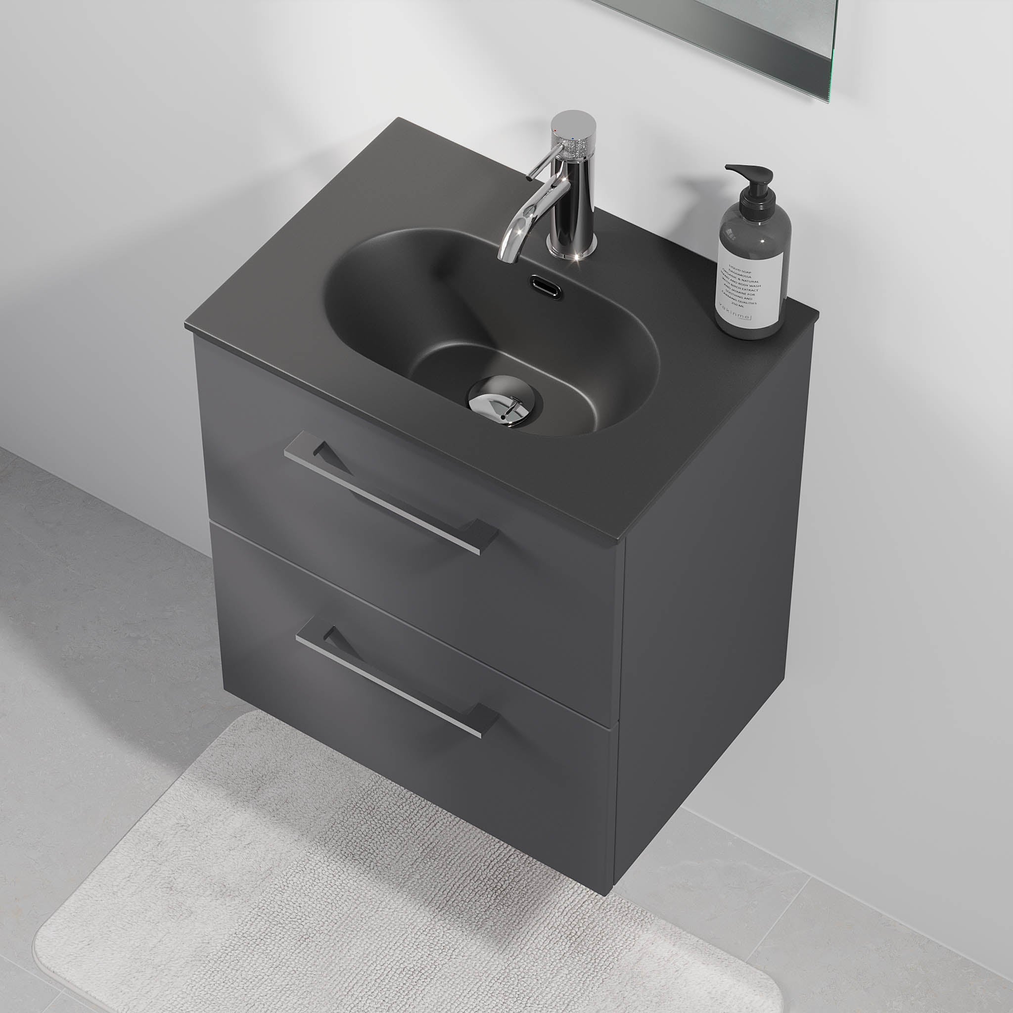 Horten, Furniture Set - Code, Grey Anthracite - 60 cm - MASTERSTORE - 8595677190281 - Furniture Set - Code - 75 - 060 - 73 - 43 - 41 - 8595677190281