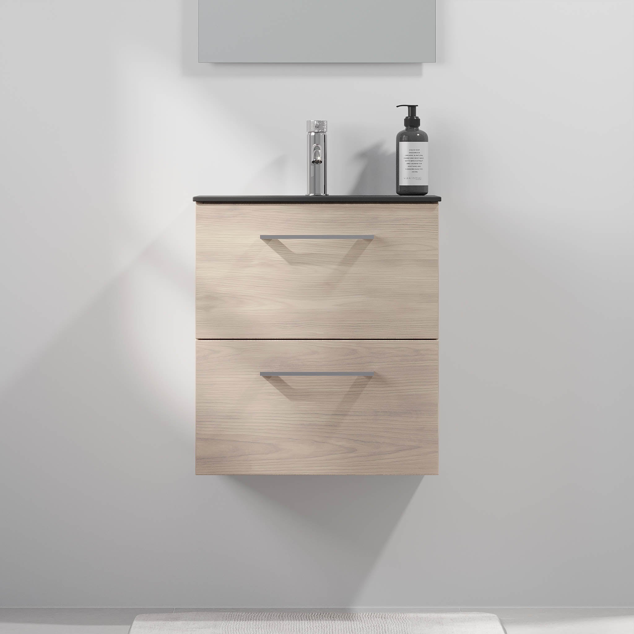 Horten Badrumsmöbel Slimline, Ljus Trä