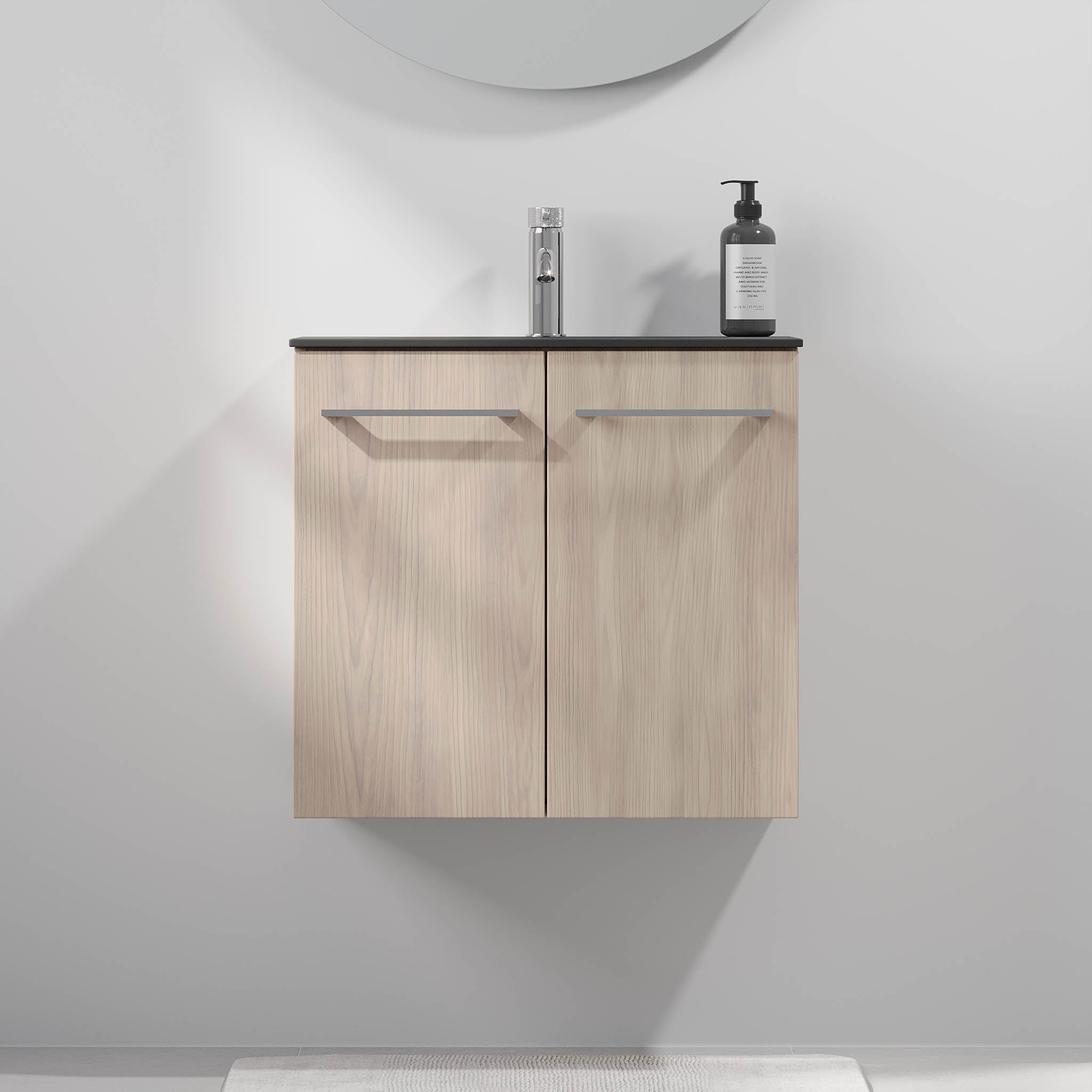 Horten Badrumsmöbel Slimline, Ljus Trä