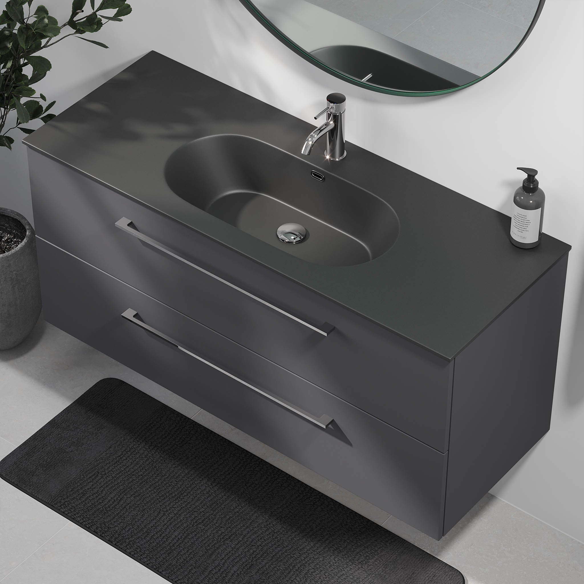 Horten, Furniture Set - Code, Grey Anthracite - 80 cm - MASTERSTORE - 8595677190892 - Furniture Set - Code - 75 - 080 - 60 - 43 - 40 - 8595677190892