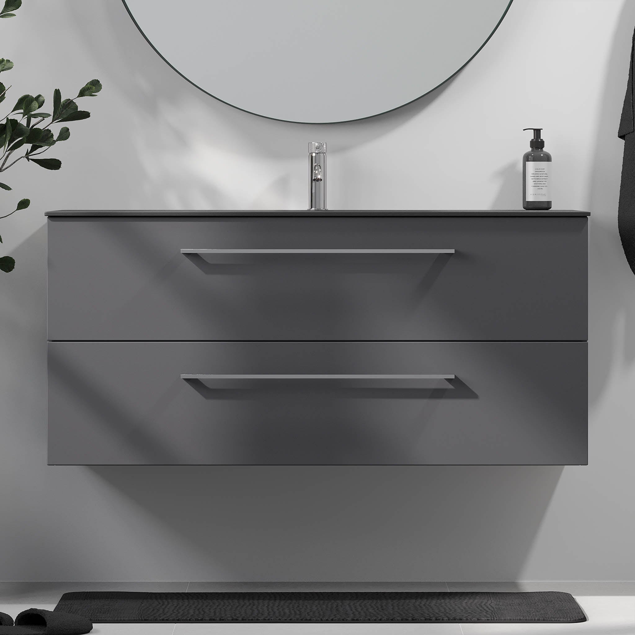 Horten, Furniture Set - Code, Grey Anthracite - 80 cm - MASTERSTORE - 8595677190892 - Furniture Set - Code - 75 - 080 - 60 - 43 - 40 - 8595677190892