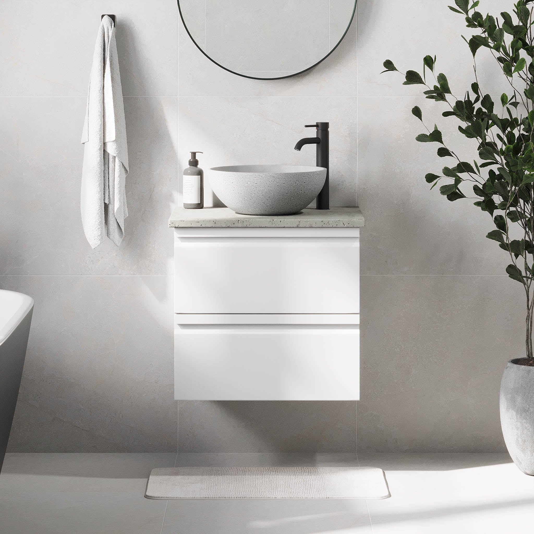 Bardufoss, Furniture Set - Code, White Mat - 80 cm - MASTERSTORE - 8595677191011 - Furniture Set - Code - 74 - 080 - 14 - 01 - 40 - 8595677191011