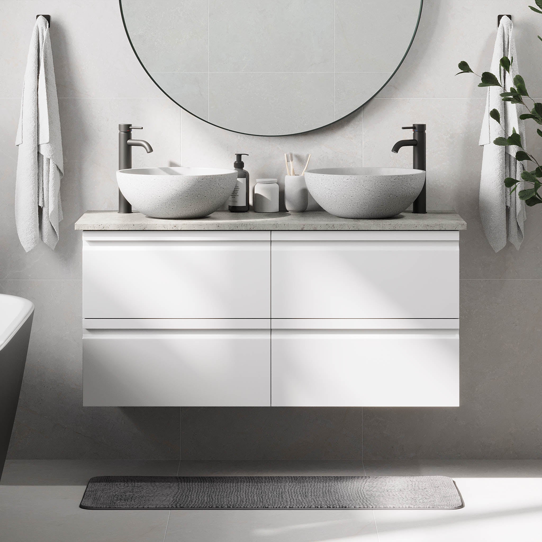 Bardufoss, Furniture Set - Code, White Mat - 80 cm - MASTERSTORE - 8595677191011 - Furniture Set - Code - 74 - 080 - 14 - 01 - 40 - 8595677191011