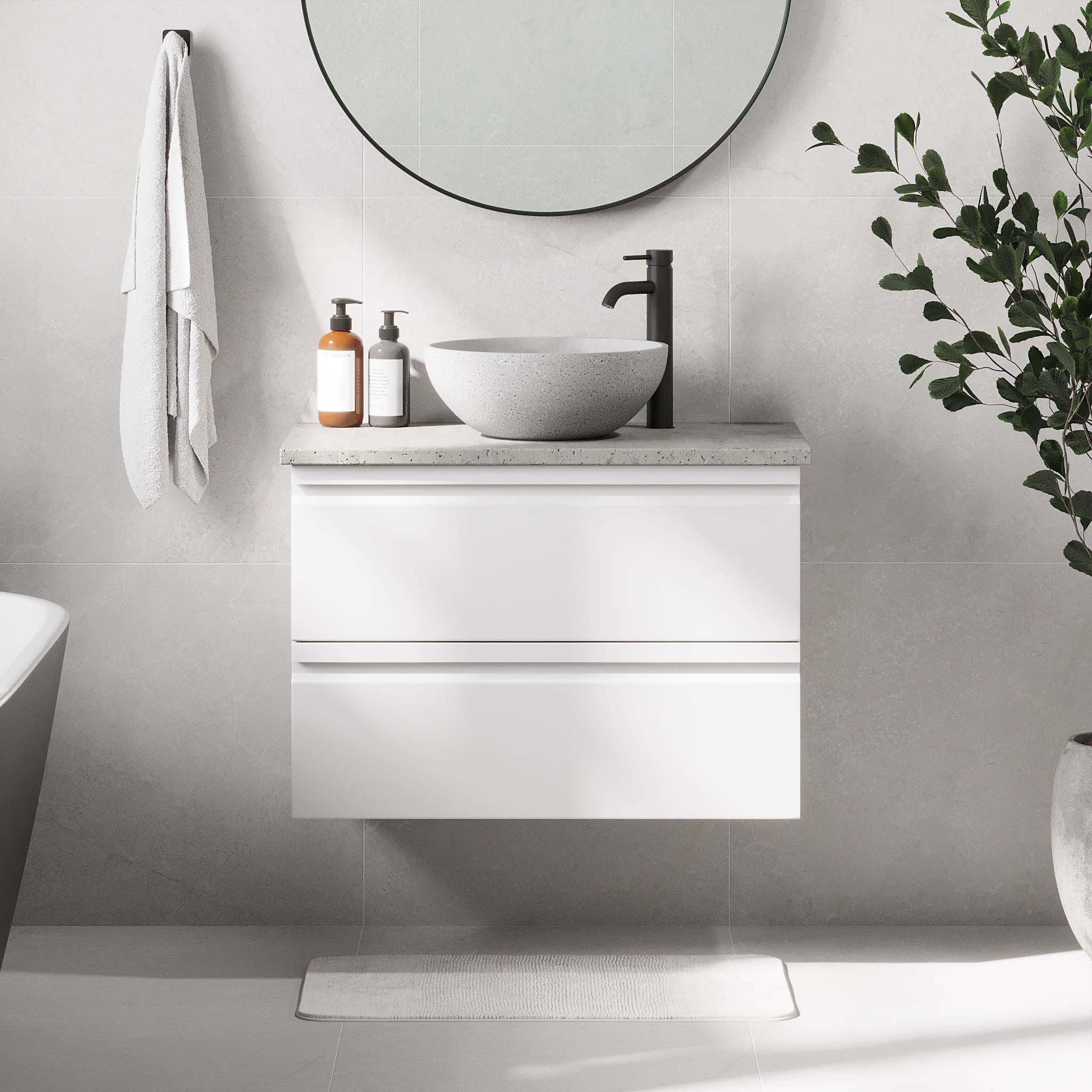 Bardufoss, Furniture Set - Code, White Mat - 120 cm - MASTERSTORE - 8595677191059 - Furniture Set - Code - 74 - 120 - 14 - 01 - 42 - 8595677191059