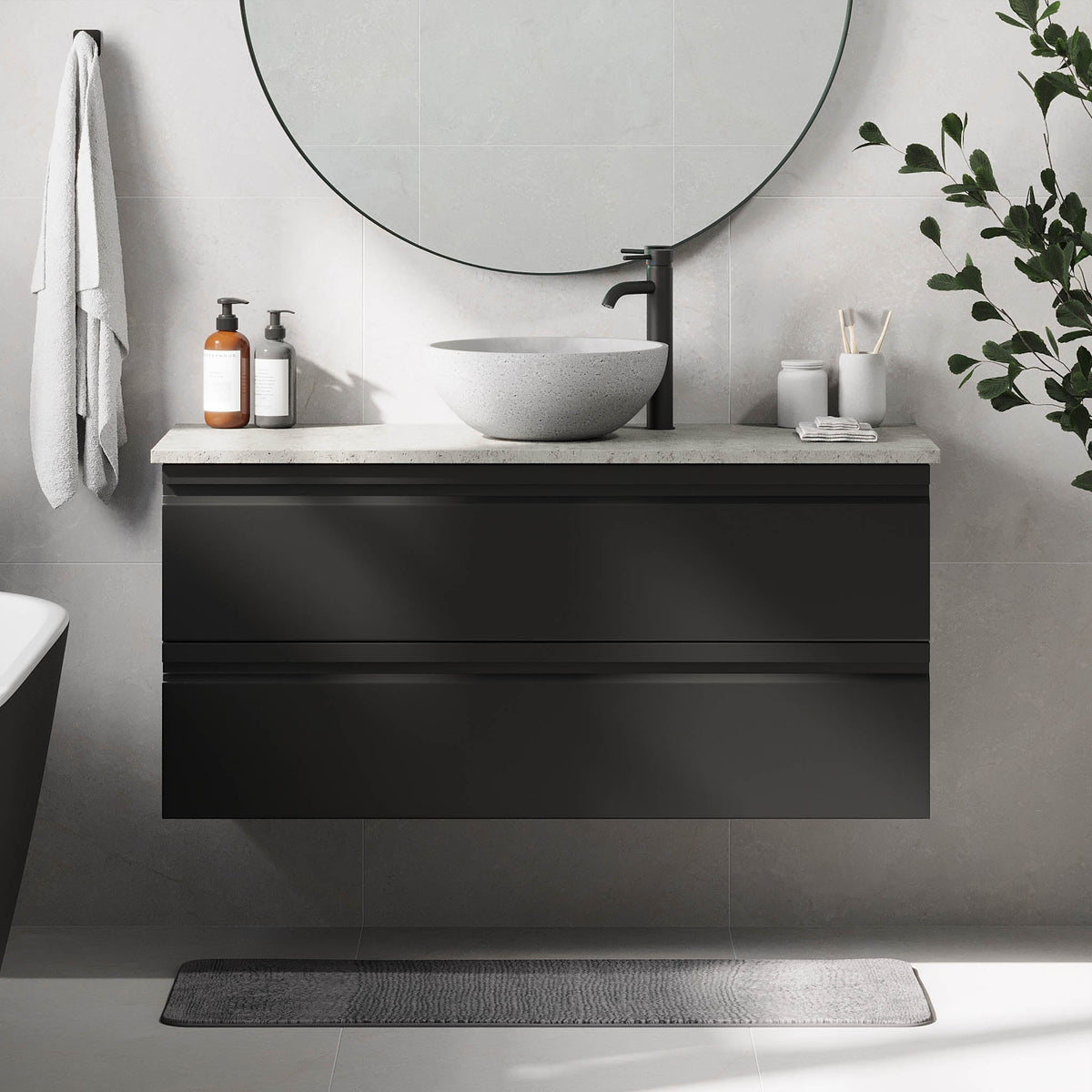 Bardufoss, Furniture Set - Code, Black Mat - 60 cm - MASTERSTORE - 8595677191066 - Furniture Set - Code - 74 - 060 - 14 - 02 - 40 - 8595677191066