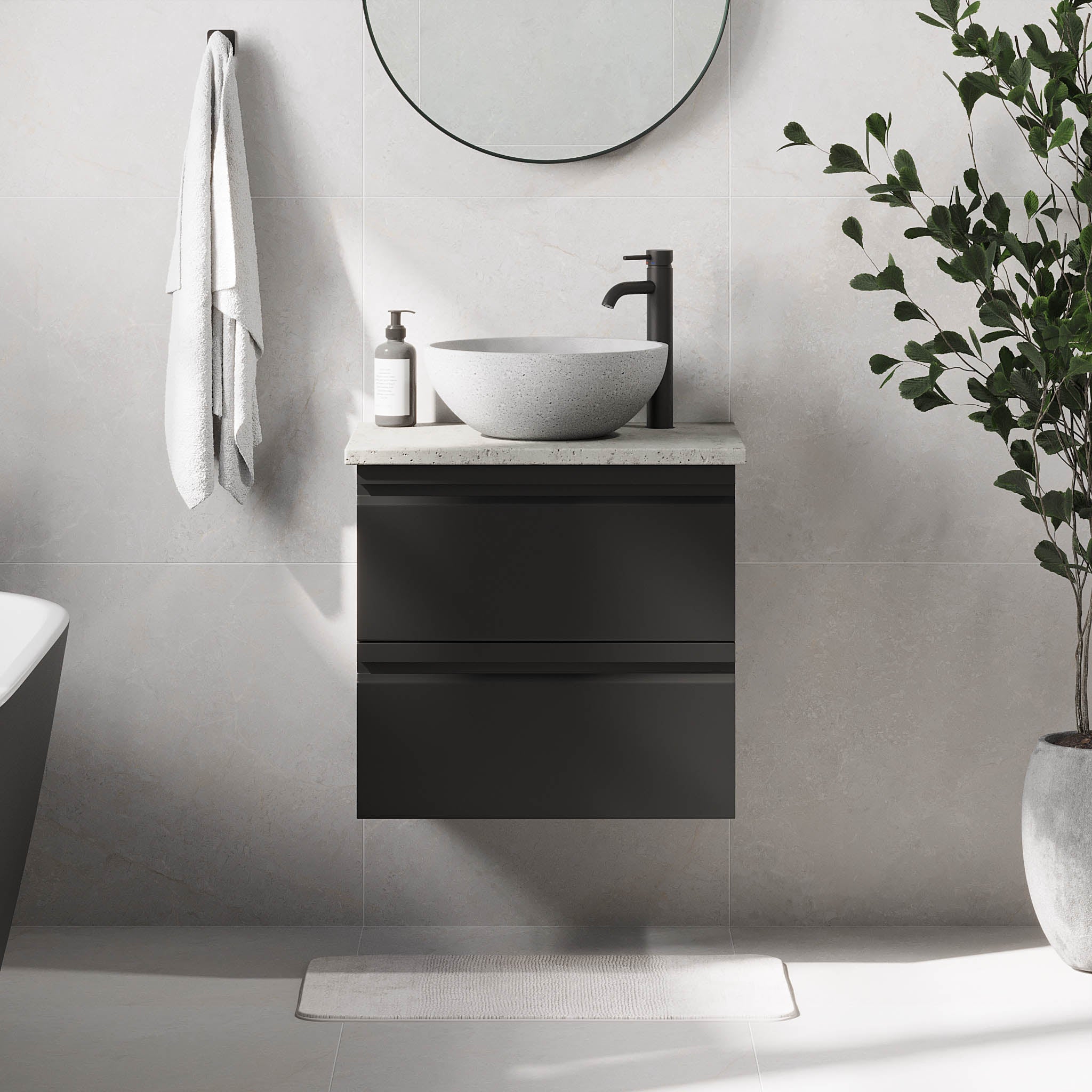 Bardufoss, Furniture Set - Code, Black Mat - 60 cm - MASTERSTORE - 8595677191066 - Furniture Set - Code - 74 - 060 - 14 - 02 - 40 - 8595677191066