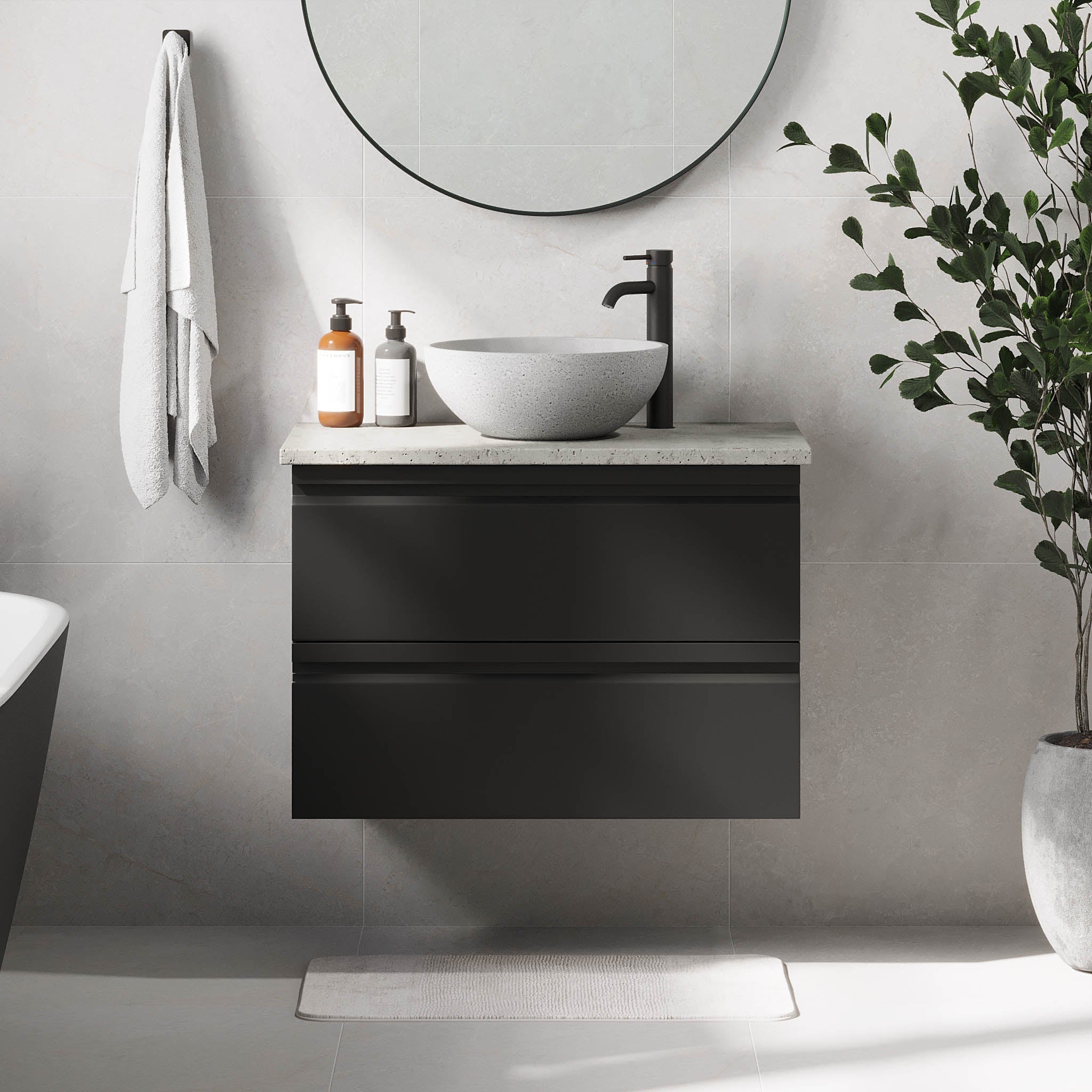 Bardufoss, Furniture Set - Code, Black Mat - 60 cm - MASTERSTORE - 8595677191066 - Furniture Set - Code - 74 - 060 - 14 - 02 - 40 - 8595677191066