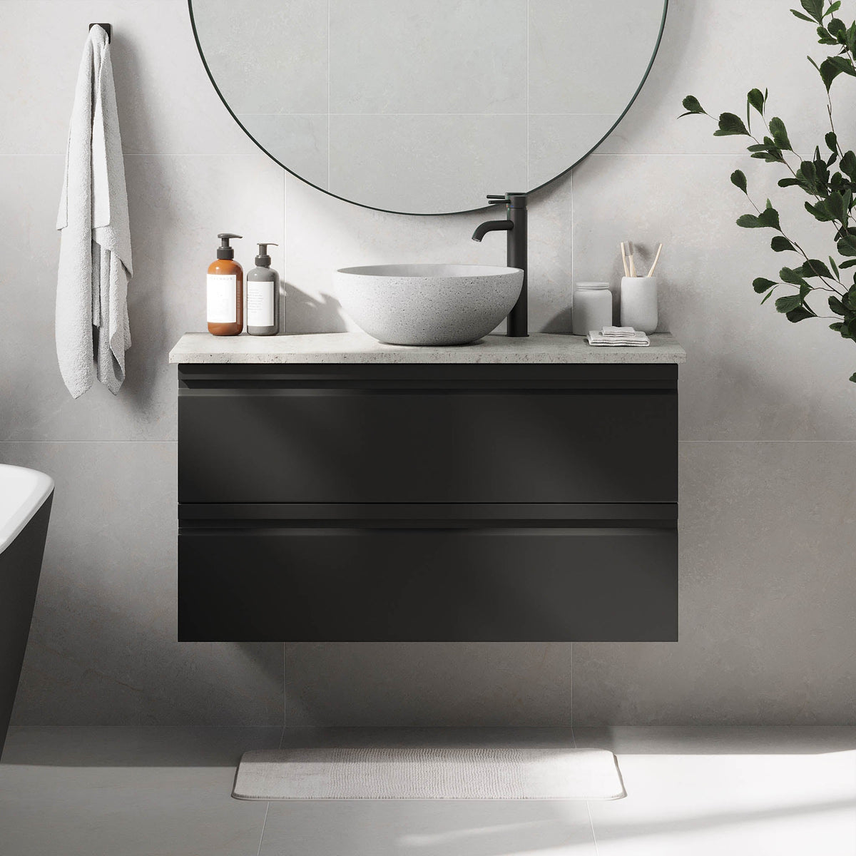 Bardufoss, Furniture Set - Code, Black Mat - 60 cm - MASTERSTORE - 8595677191066 - Furniture Set - Code - 74 - 060 - 14 - 02 - 40 - 8595677191066