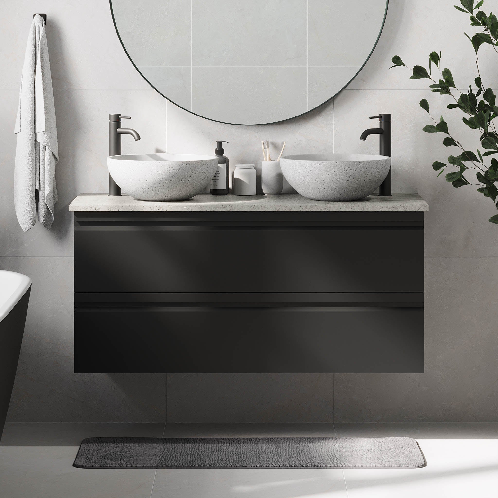 Bardufoss, Furniture Set - Code, Black Mat - 60 cm - MASTERSTORE - 8595677191066 - Furniture Set - Code - 74 - 060 - 14 - 02 - 40 - 8595677191066