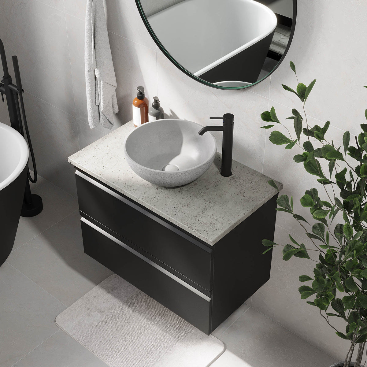 Bardufoss, Furniture Set - Code, Black Mat - 80 cm - MASTERSTORE - 8595677191073 - Furniture Set - Code - 74 - 080 - 14 - 02 - 40 - 8595677191073