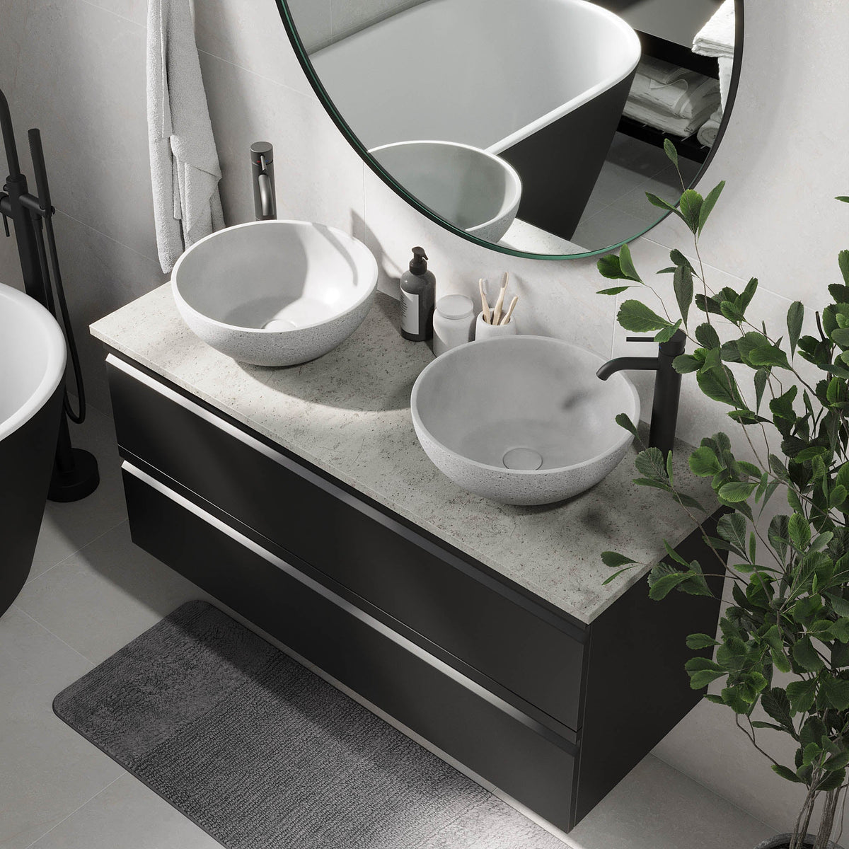 Bardufoss, Furniture Set - Code, Black Mat - 80 cm - MASTERSTORE - 8595677191073 - Furniture Set - Code - 74 - 080 - 14 - 02 - 40 - 8595677191073