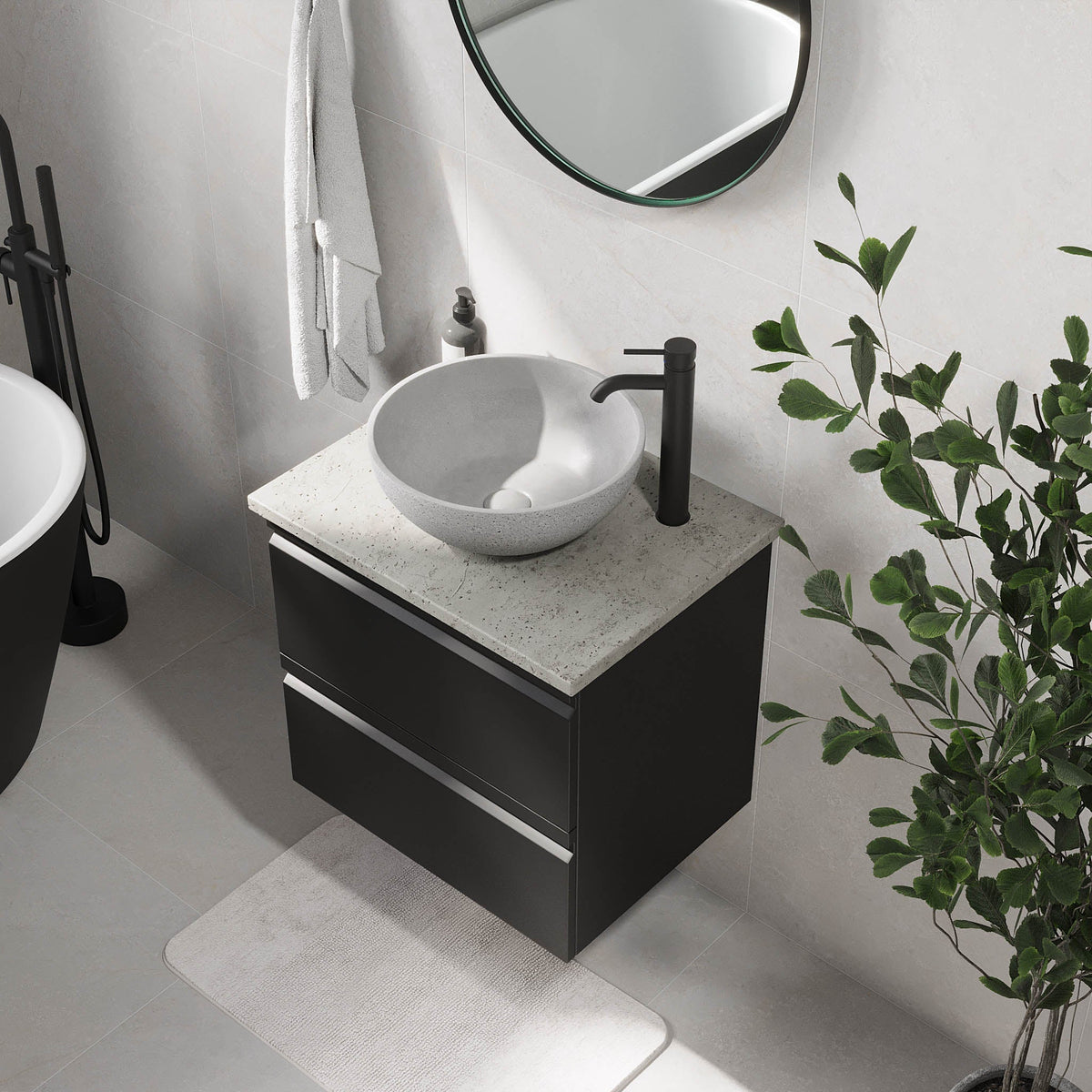 Bardufoss, Furniture Set - Code, Black Mat - 120 cm - MASTERSTORE - 8595677191097 - Furniture Set - Code - 74 - 120 - 14 - 02 - 40 - 8595677191097