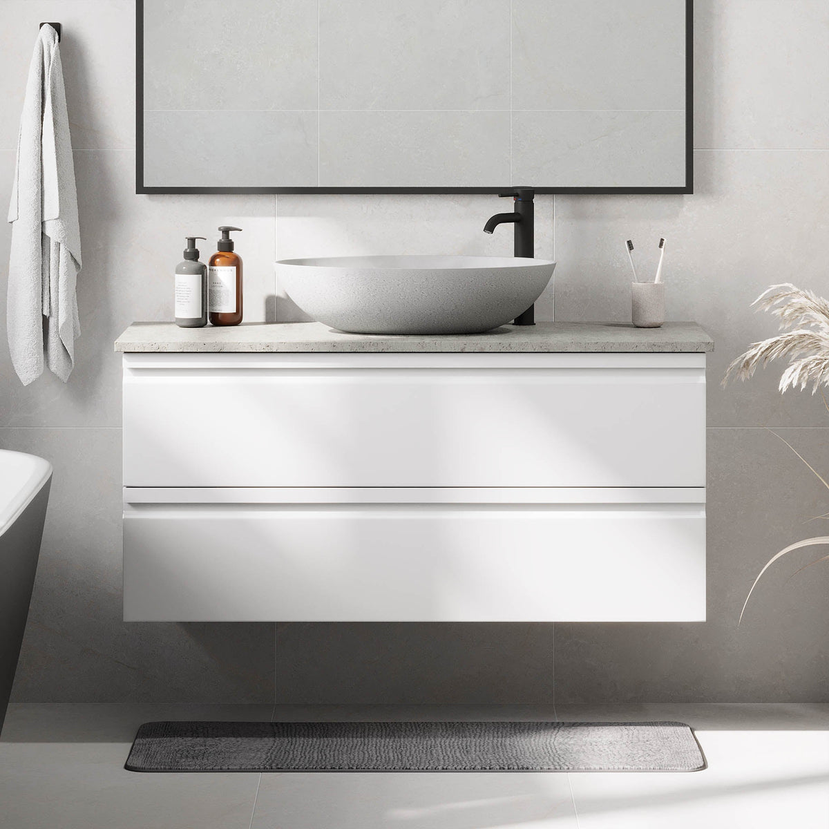Odda, Furniture Set - Code, White Mat - 80 cm - MASTERSTORE - 8595677191196 - Furniture Set - Code - 74 - 080 - 16 - 01 - 40 - 8595677191196