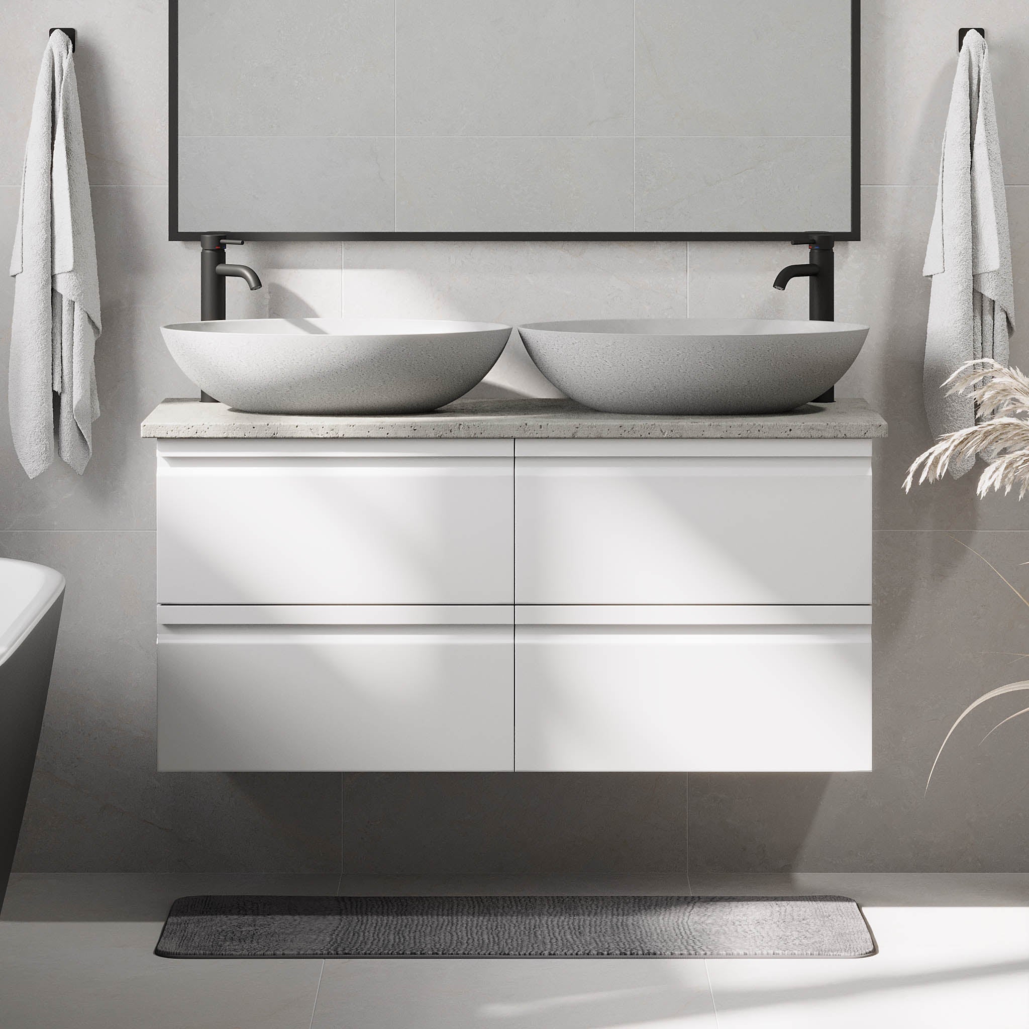Odda, Furniture Set - Code, White Mat - 80 cm - MASTERSTORE - 8595677191196 - Furniture Set - Code - 74 - 080 - 16 - 01 - 40 - 8595677191196