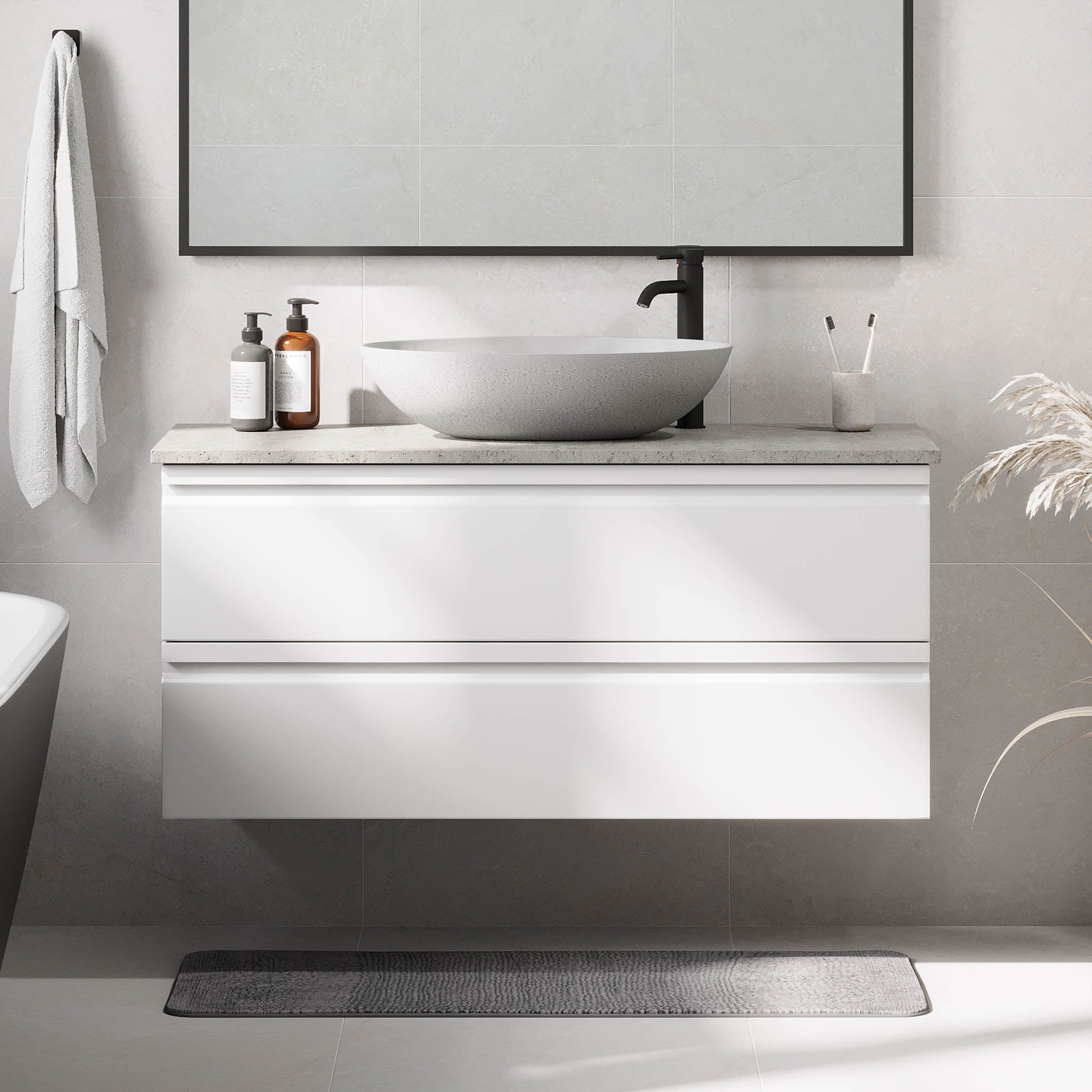 Odda, Furniture Set - Code, White Mat - 100 cm - MASTERSTORE - 8595677191202 - Furniture Set - Code - 74 - 100 - 16 - 01 - 40 - 8595677191202