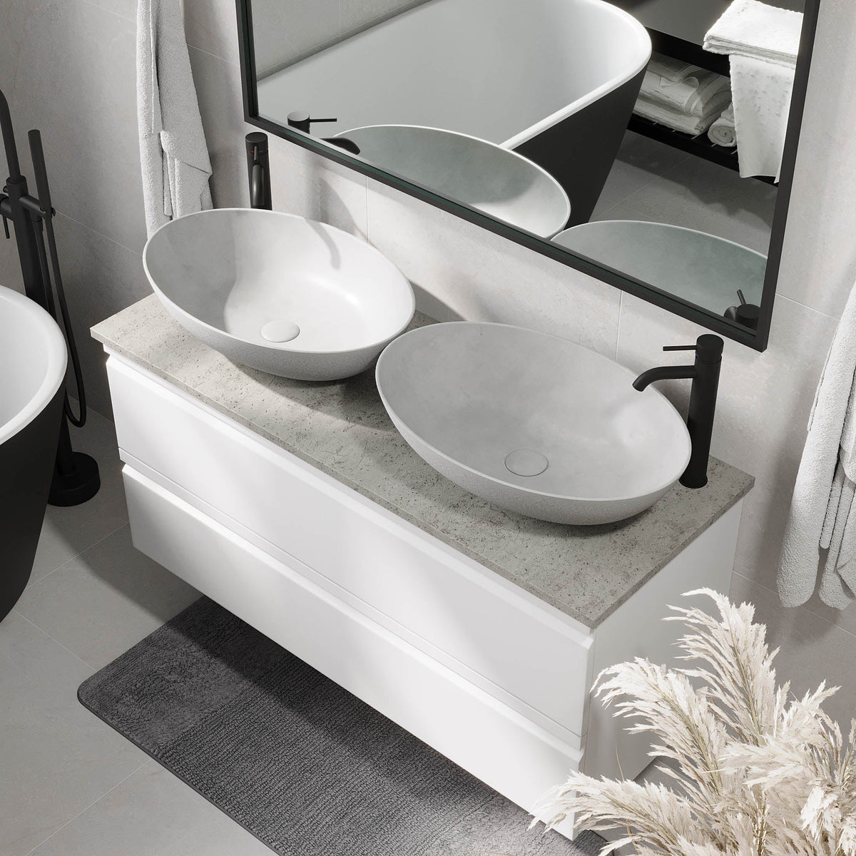 Odda, Furniture Set - Code, White Mat - 100 cm - MASTERSTORE - 8595677191202 - Furniture Set - Code - 74 - 100 - 16 - 01 - 40 - 8595677191202