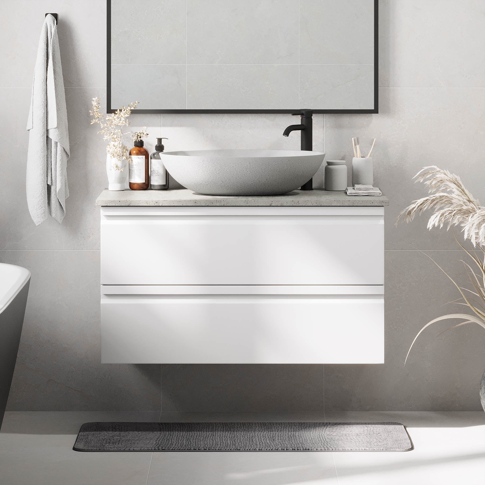 Odda, Furniture Set - Code, White Mat - 100 cm - MASTERSTORE - 8595677191202 - Furniture Set - Code - 74 - 100 - 16 - 01 - 40 - 8595677191202